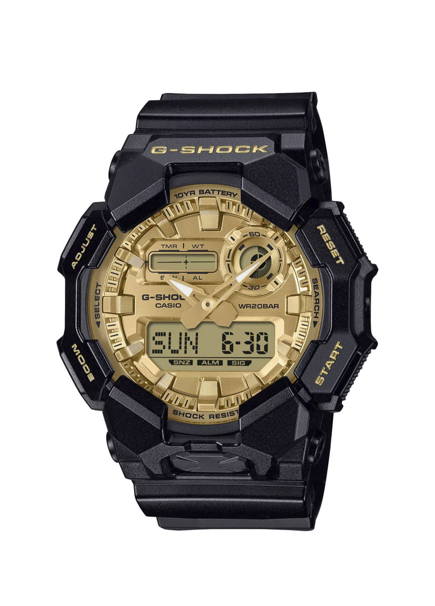 G-Shock GA-010GGB-1A9DR Siyah Silikon Erkek Kol Saati