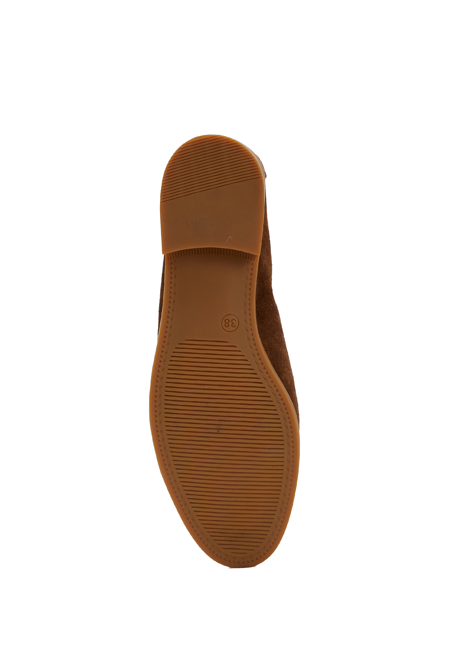 Açık Kahverengi Kadın Süet Loafer_4