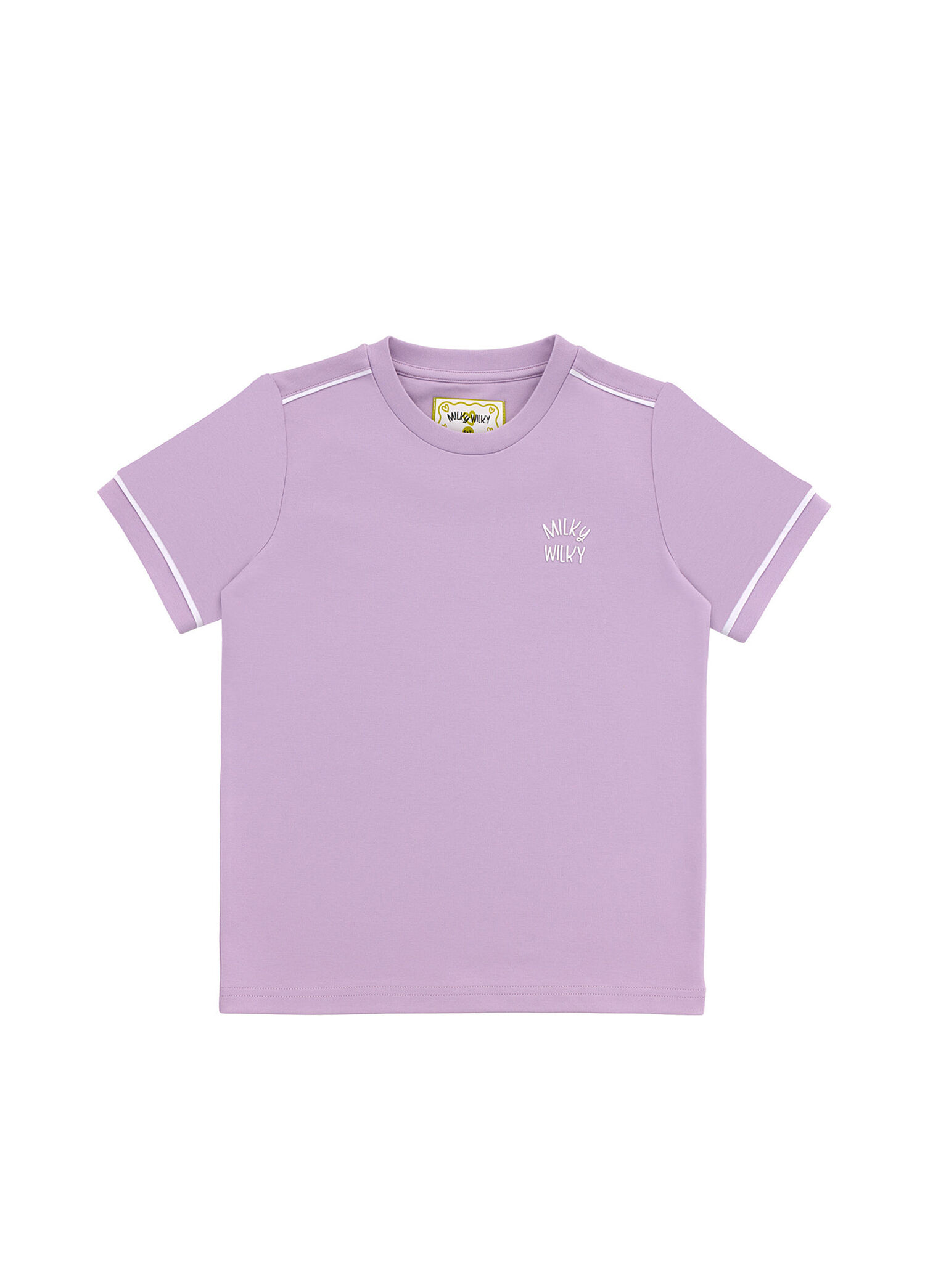 Aster Lila Kısa Kollu Kız Çocuk T-Shirt