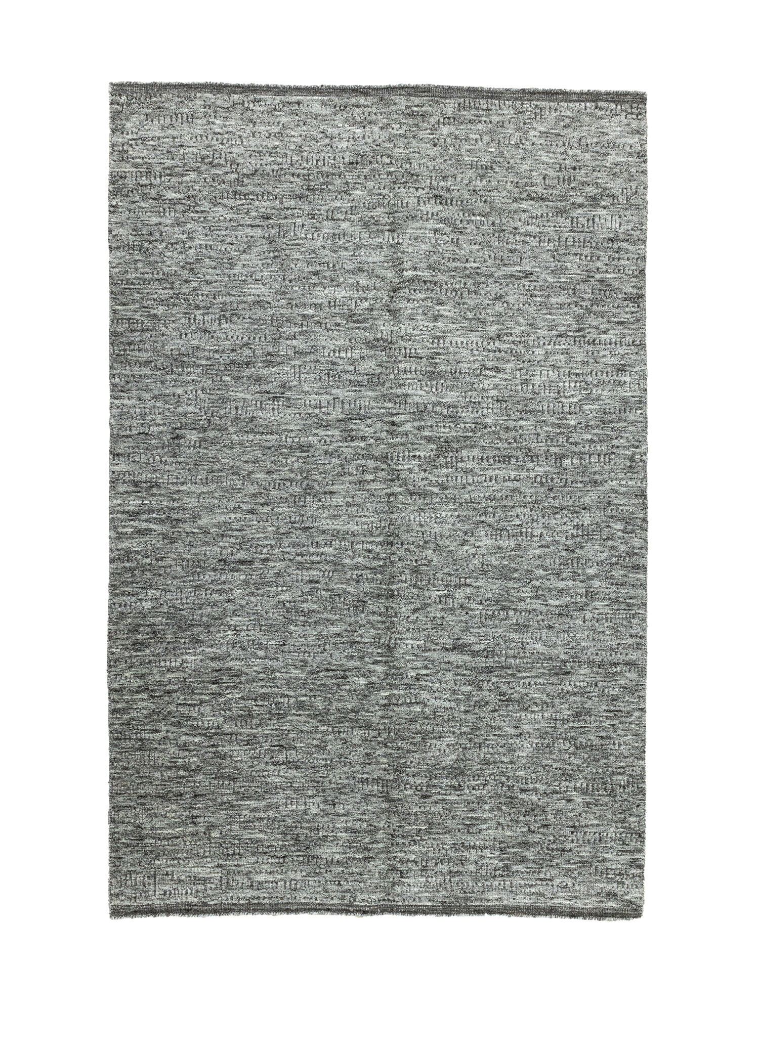 Gulter Modern Gri El Dokuma Yün Halı 157x243 cm