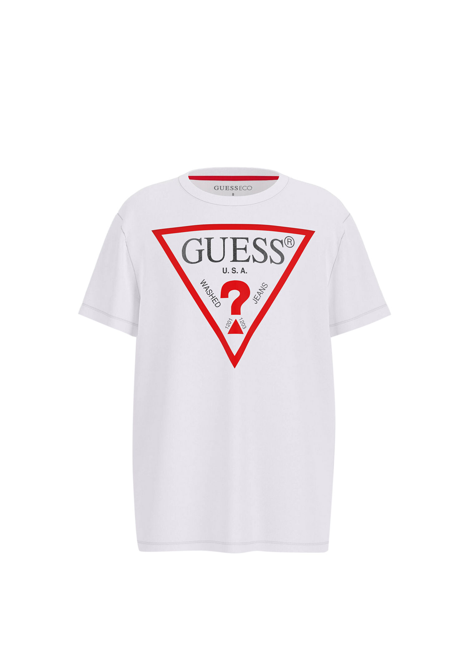 Beyaz Kısa Kollu Erkek Çocuk T-Shirt