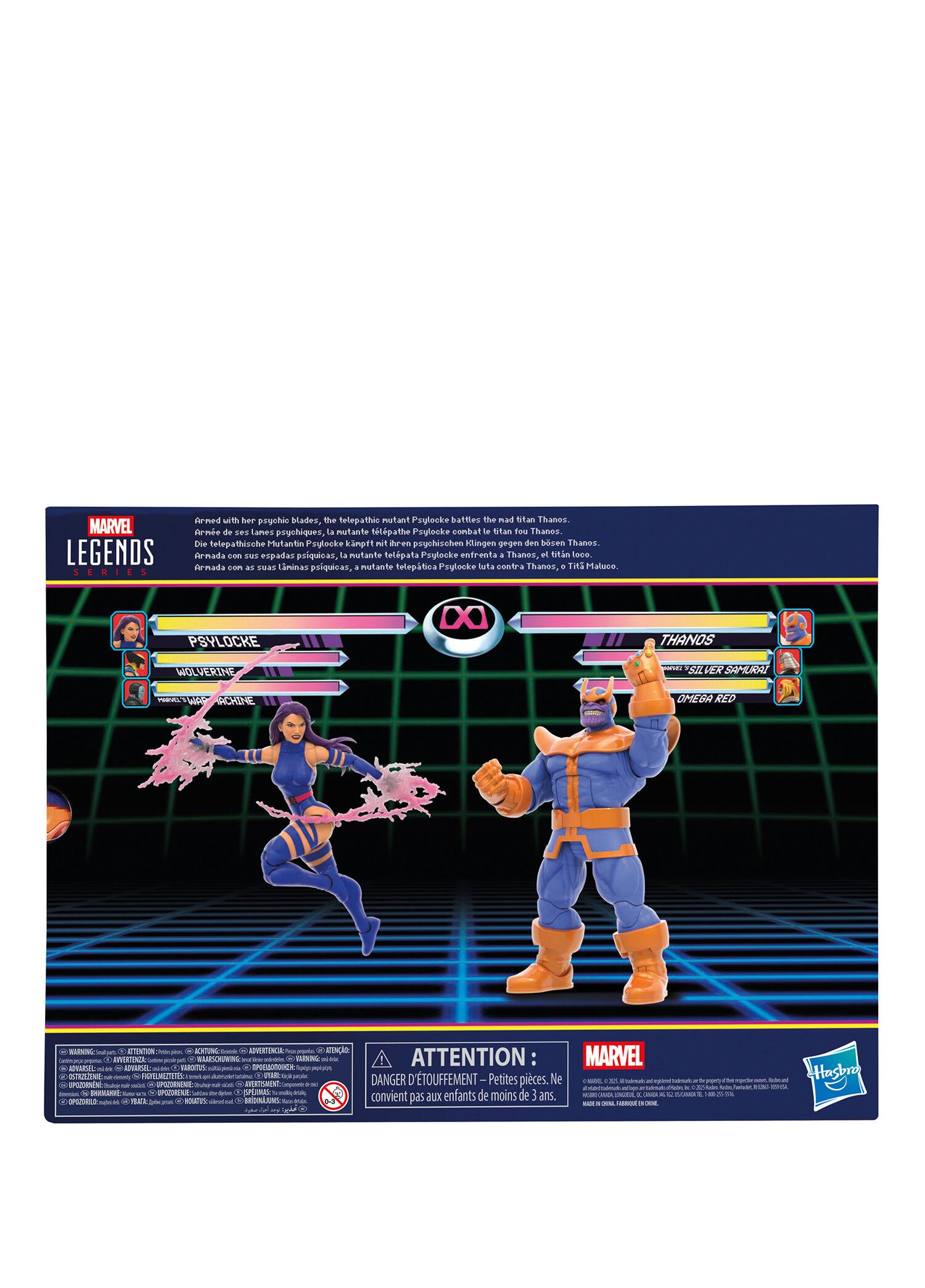 Marvel - Legends Gamerverse Psylocke vs Thanos Retro Video Game 2