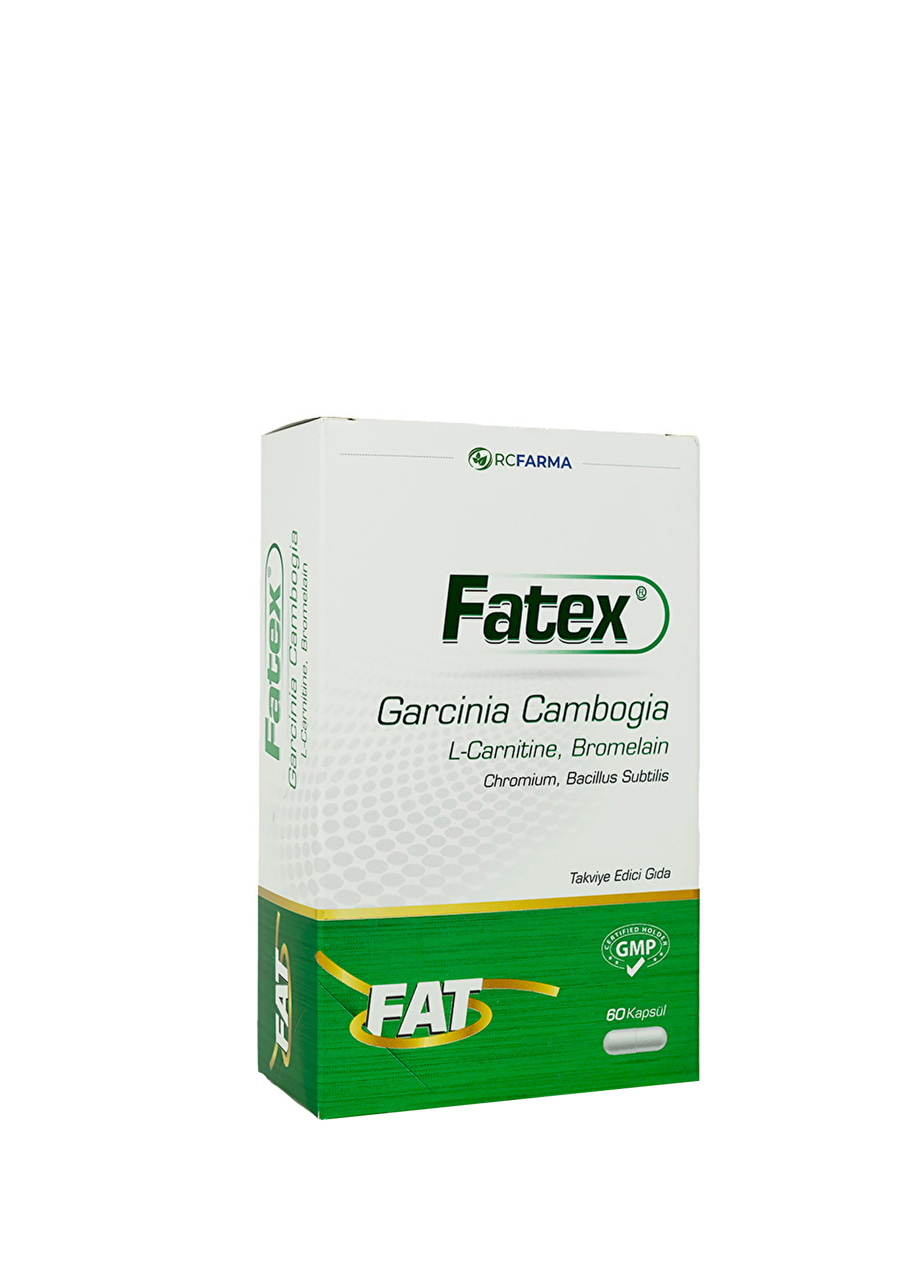 Fatex Garcinia Cambogia L-Carnitine Chromium Mineral 60 Kapsül