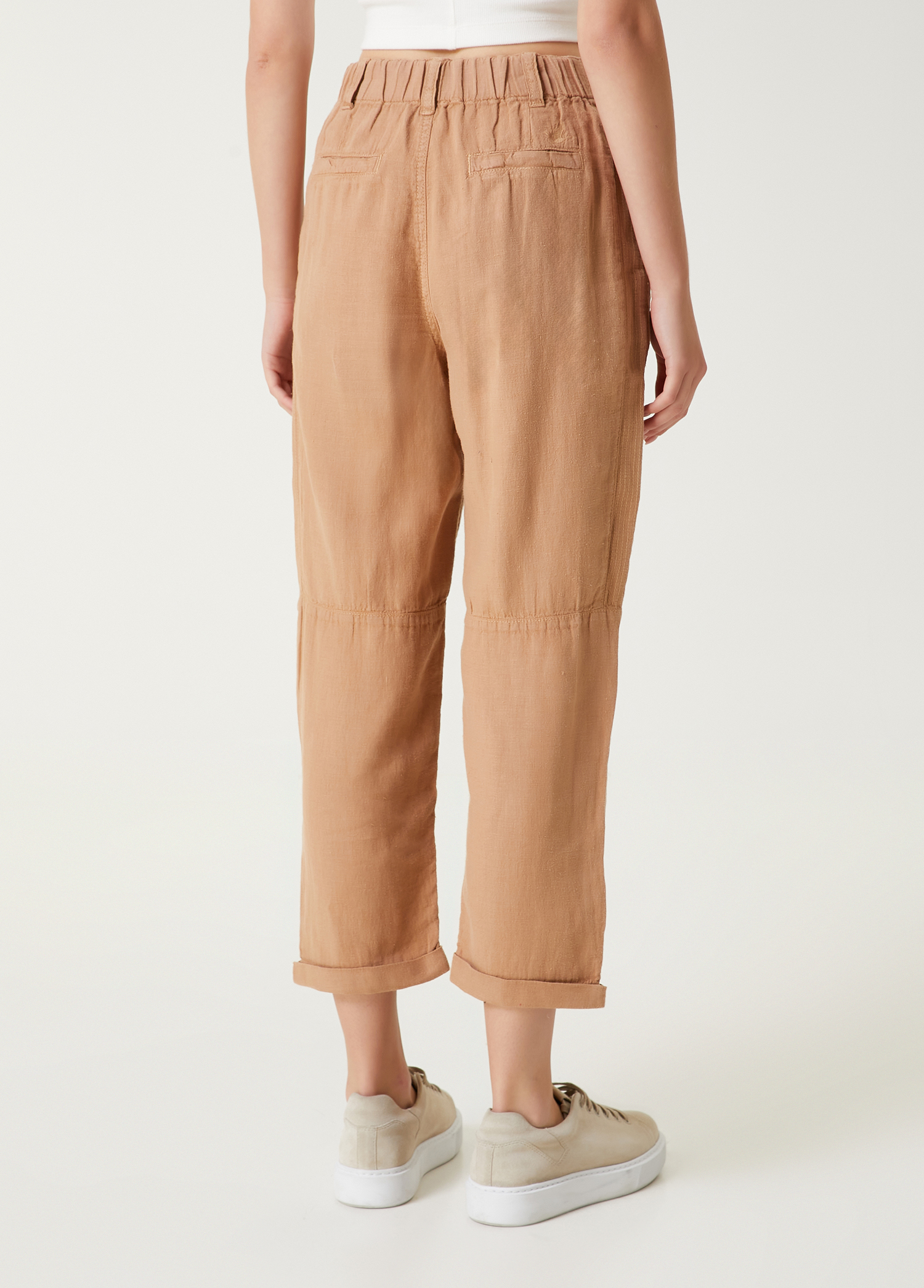 Camel Keten Pantolon_4