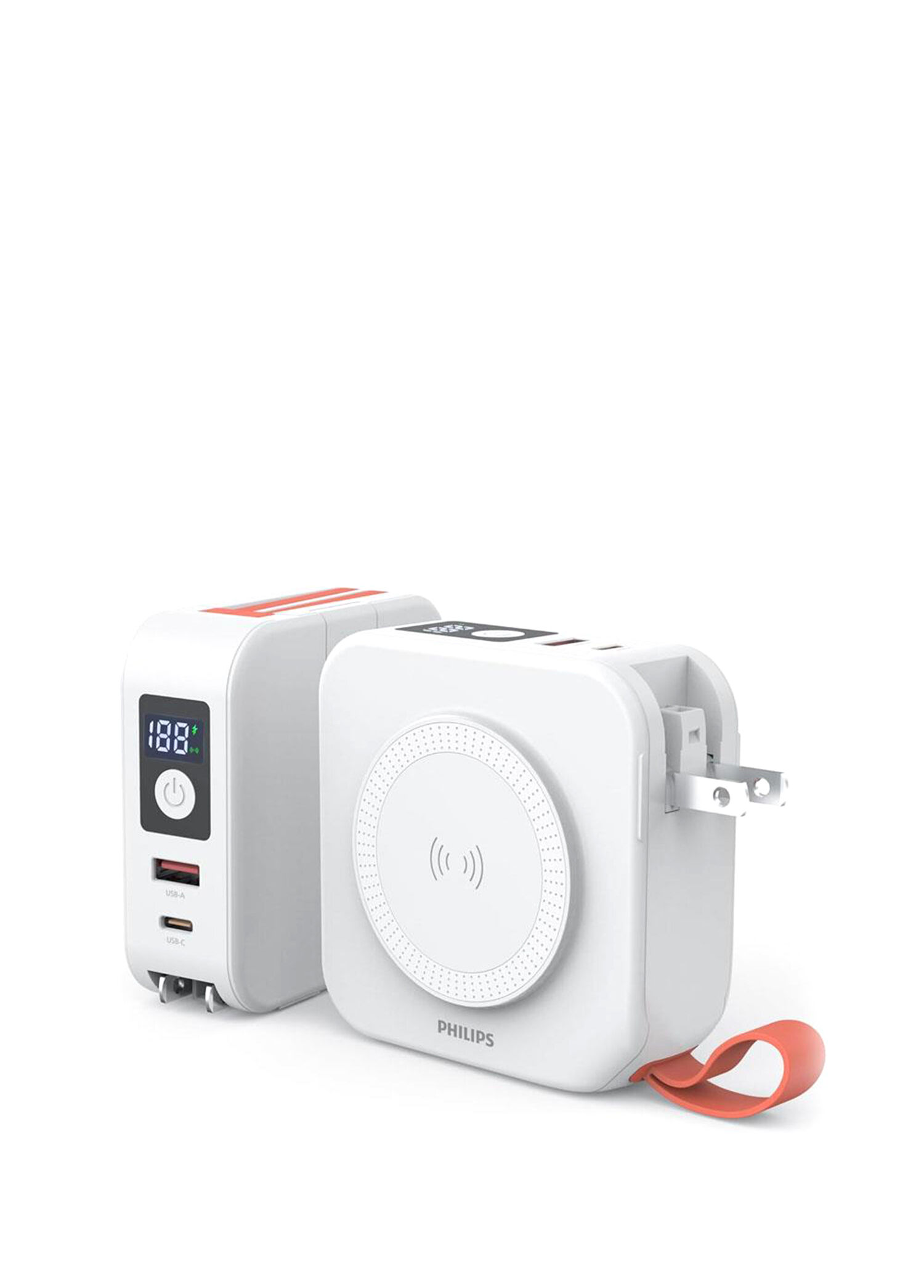 DLP4347CW/00 Beyaz 10.000 mAh Dahili USB-C Lightning Kablolu MagSafe Hızlı Taşınabilir Şarj Cihazı