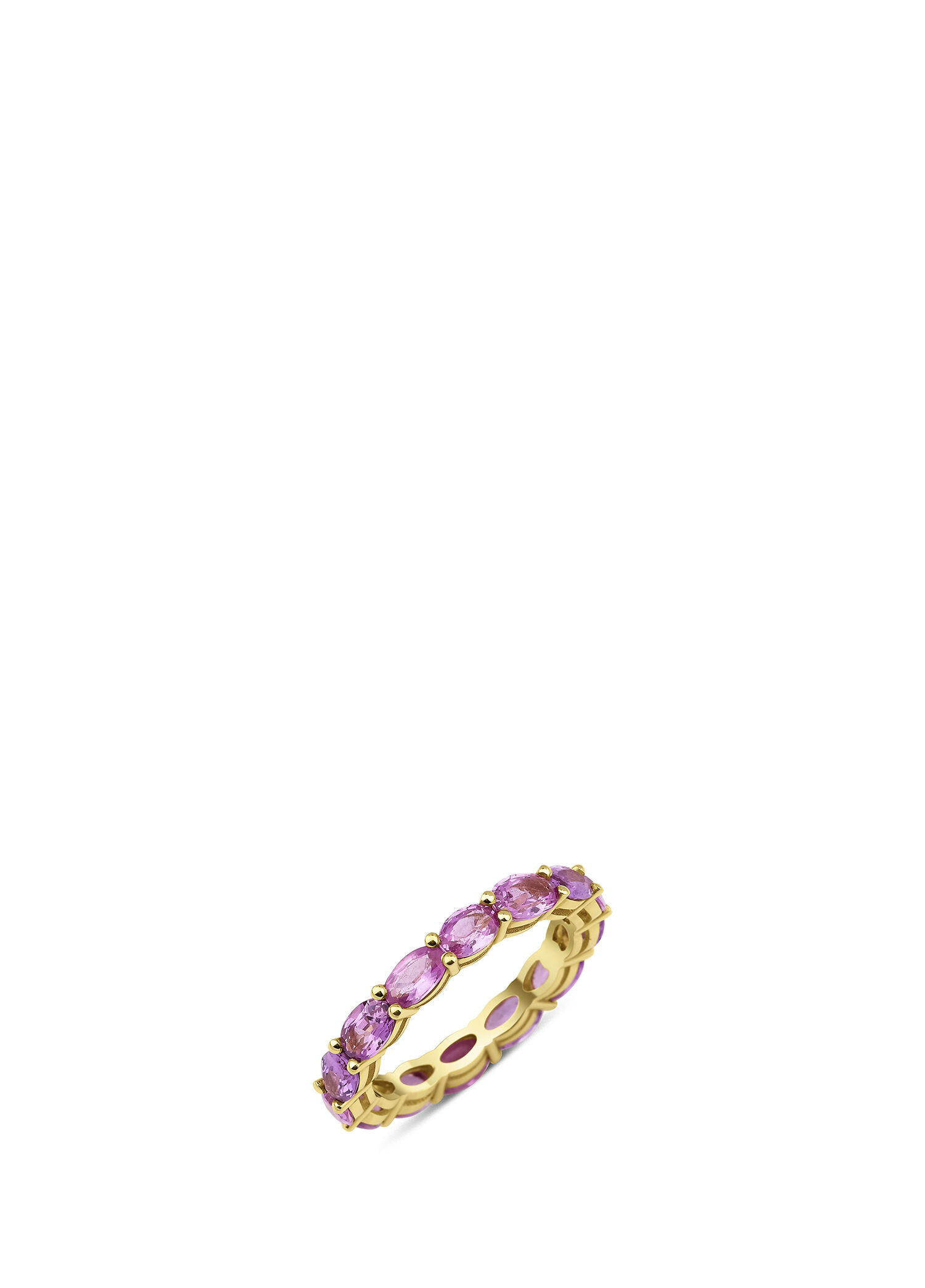 Aspendos Jewellery Yeşil Altın Kadın Pembe Safir Taşlı 18 Ayar Yeşil Altın Kadın Yüzük 1488402 | Beymen