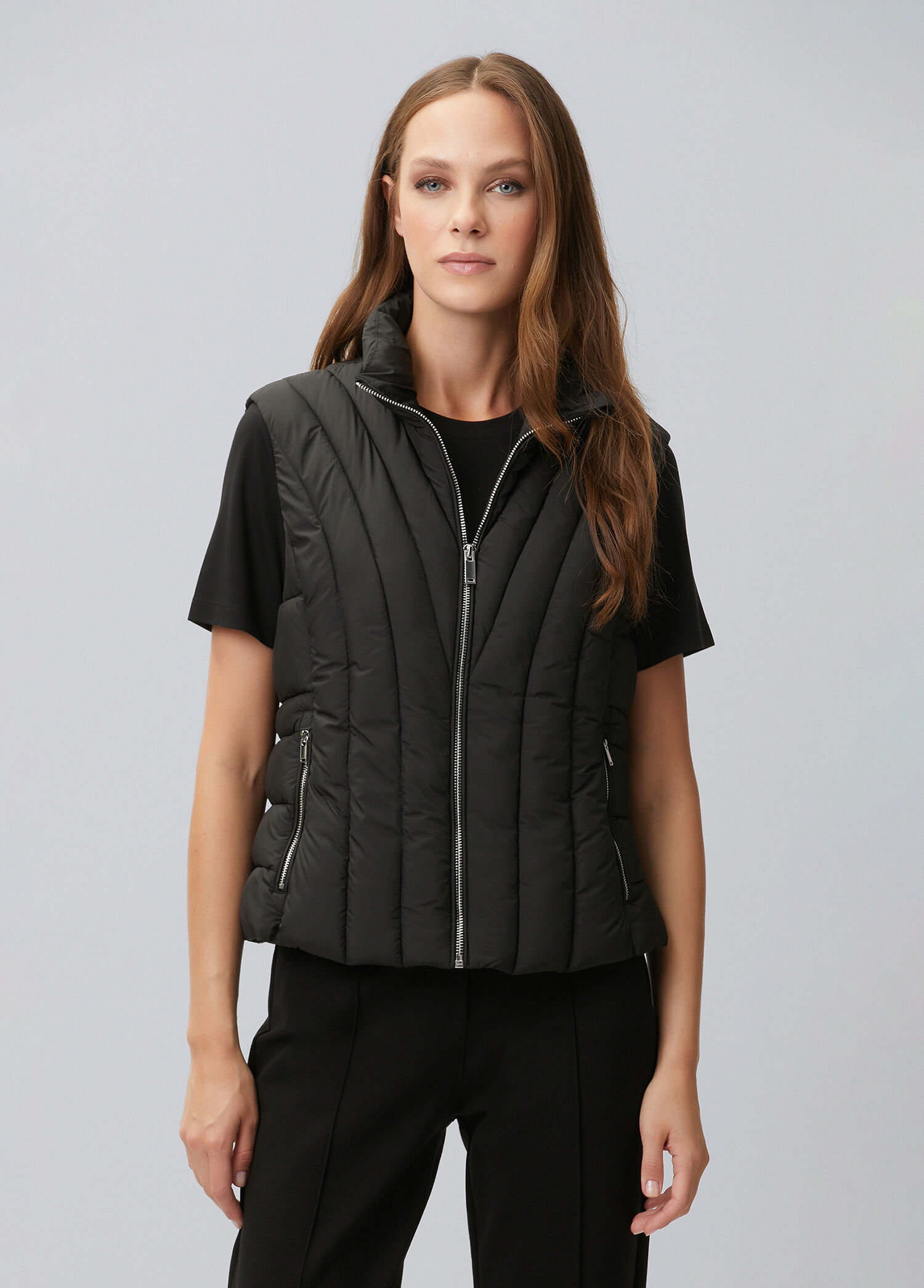 Black Puffer Vest