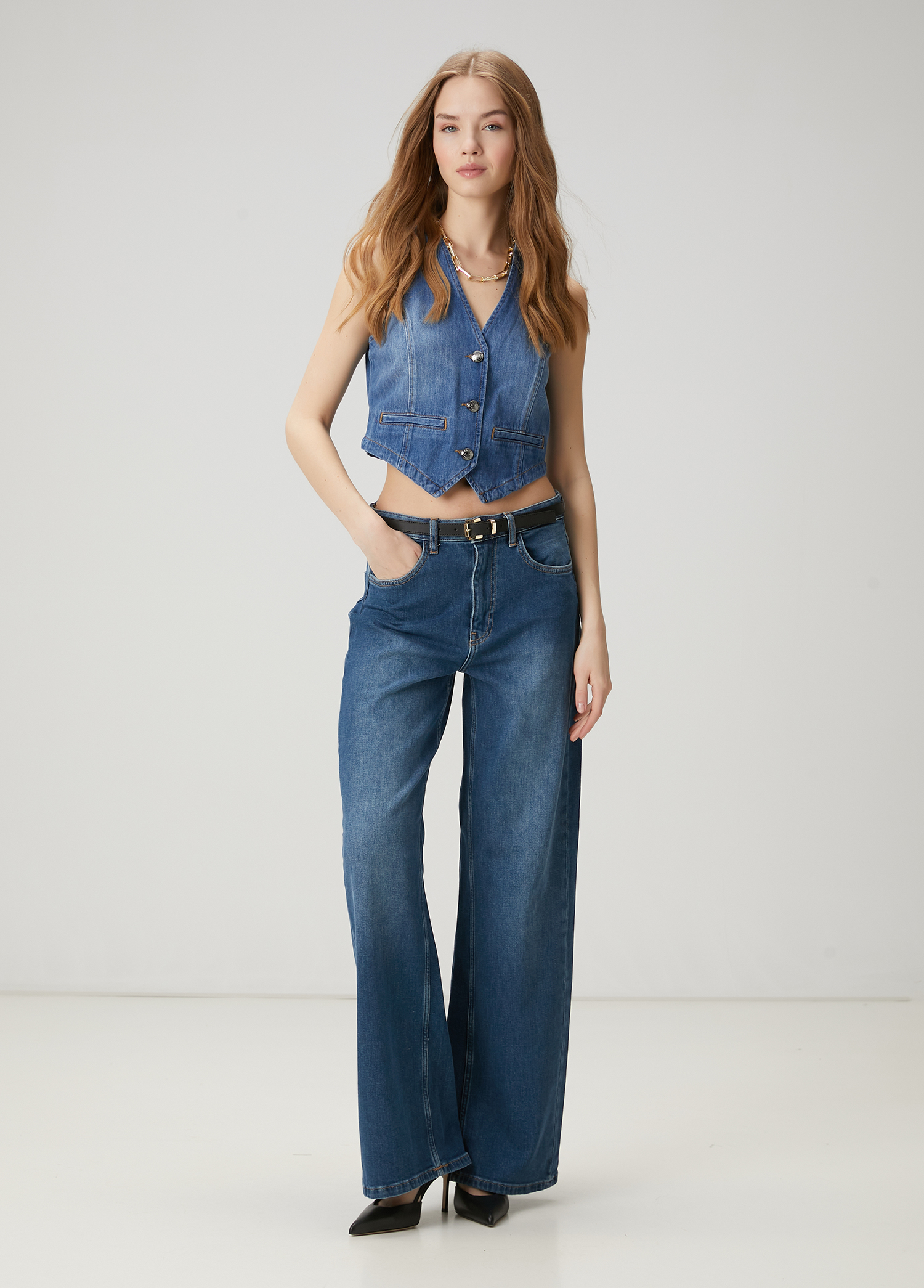Mavi Wide Leg Jean Pantolon