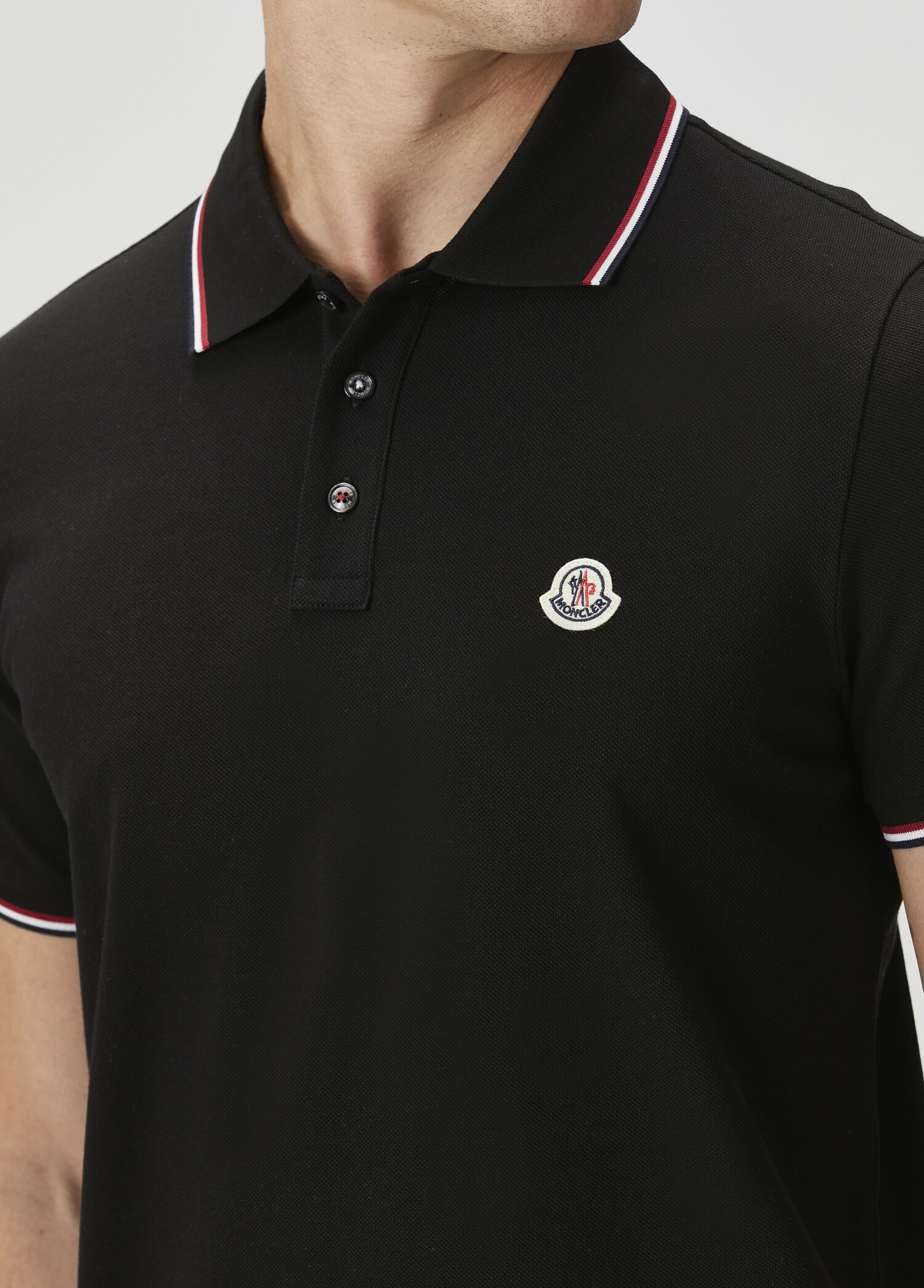 Moncler Siyah Erkek Slim Fit Siyah Polo T-shirt 1652000 | Beymen