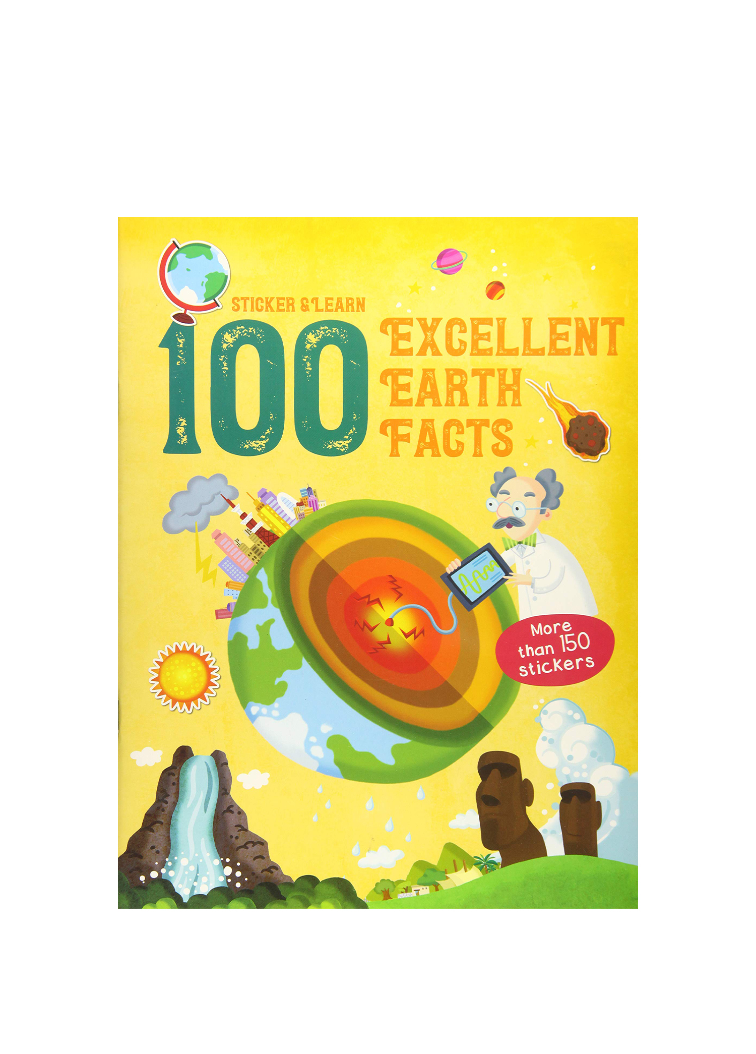 100 Facts Sticker and Learn Excellent Earth Facts Book