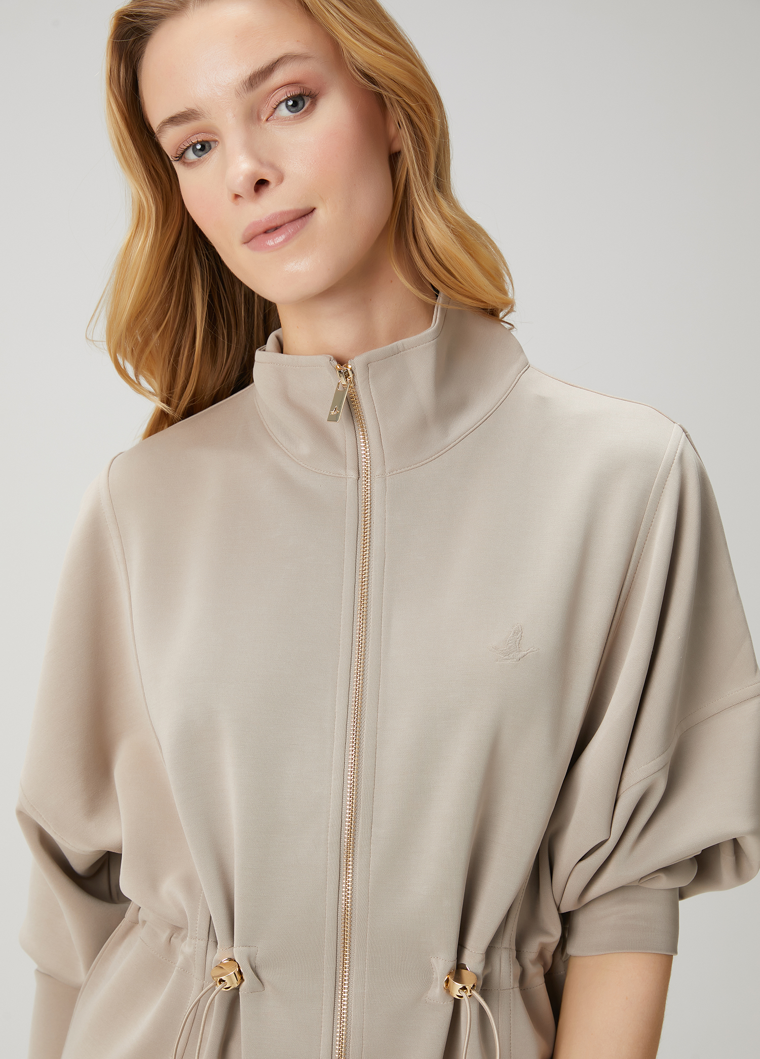 Vizon Fermuarlı Sweatshirt_2