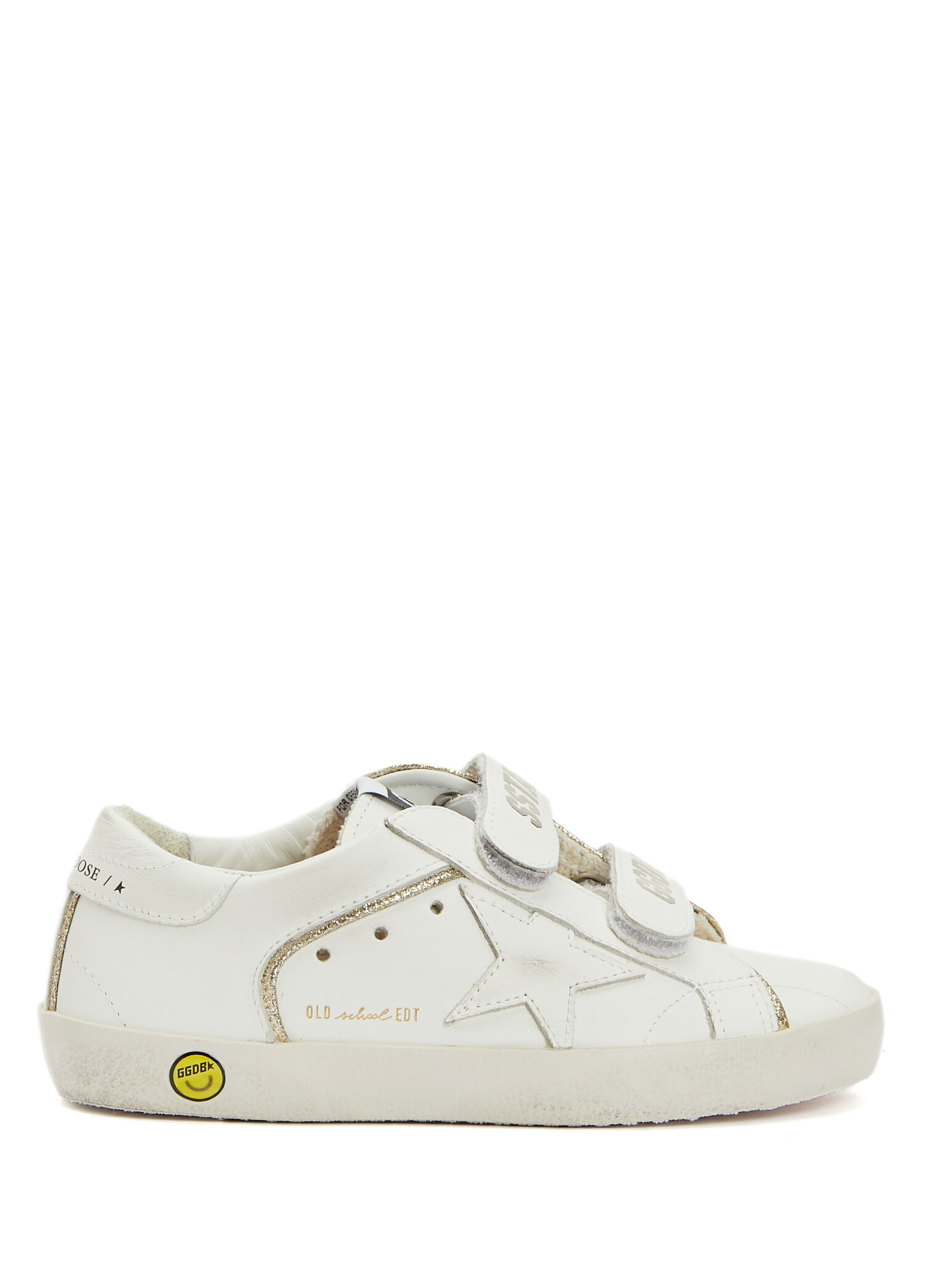 Old School Beyaz Unisex Çocuk Deri Sneaker