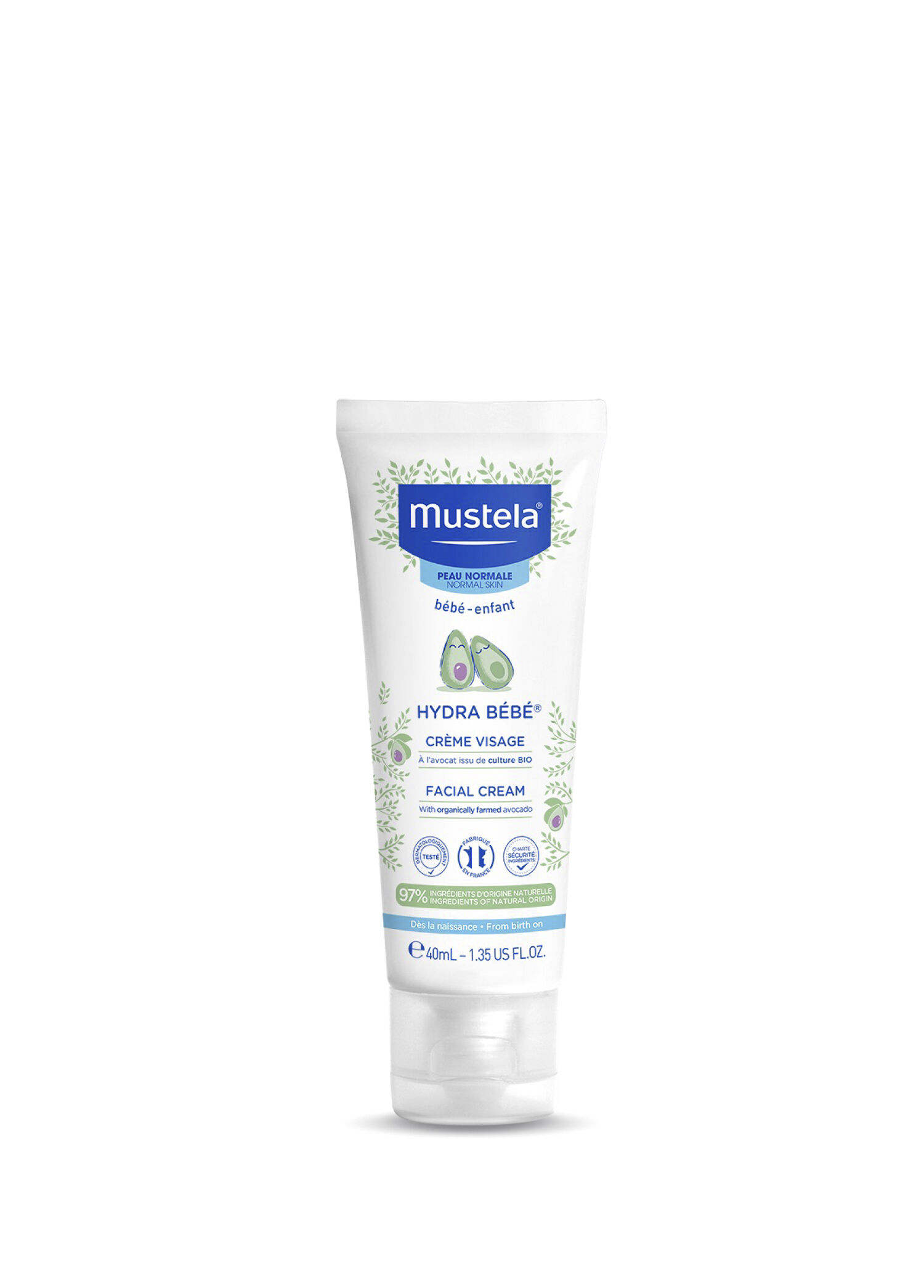 Hydra Bebe Avokado İçeren Nemlendirici Bebek Çocuk Yüz Kremi 40 ml