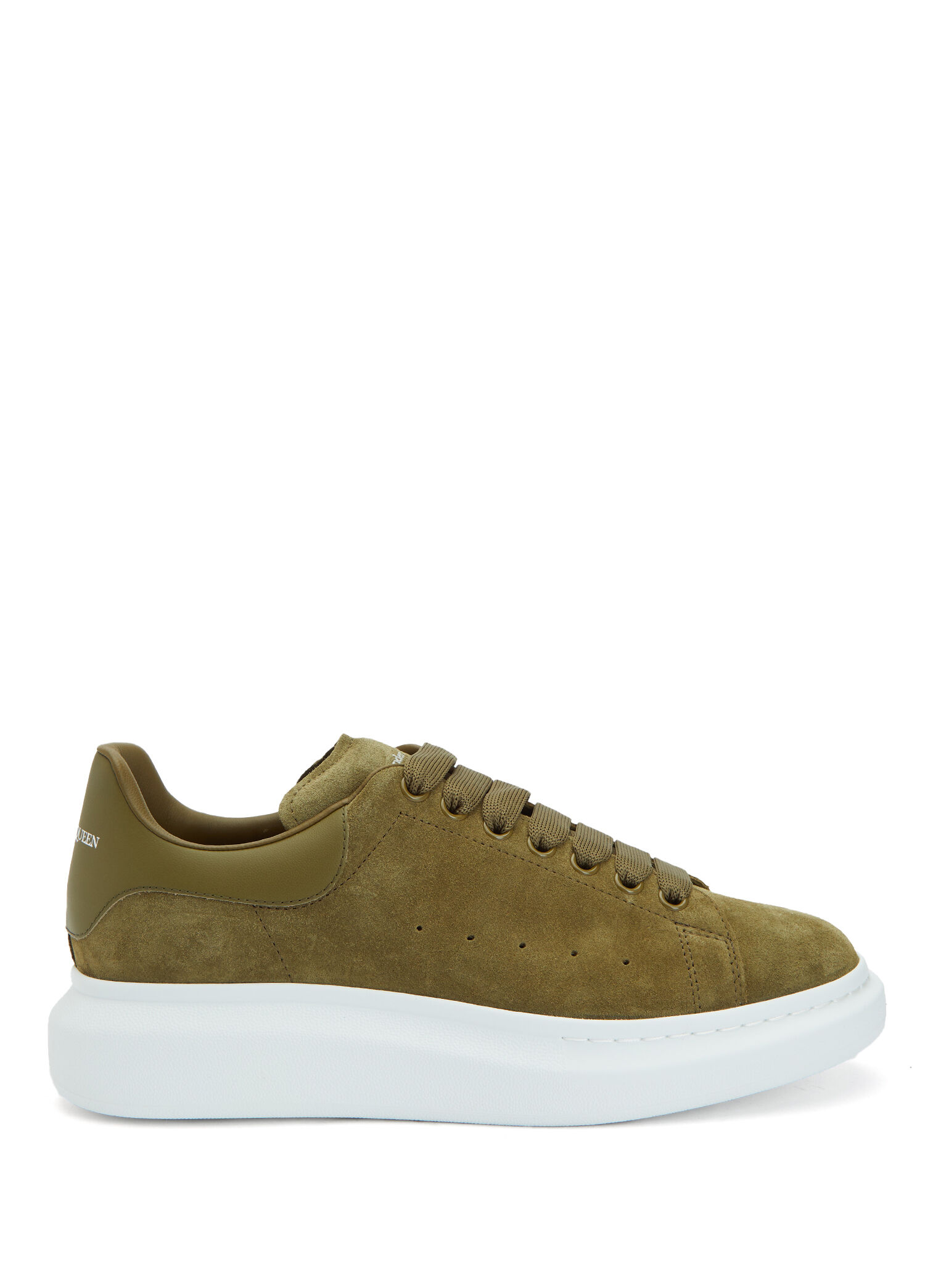 McQueen Yeşil Erkek Oversized Yeşil Erkek Süet Sneaker 1891714