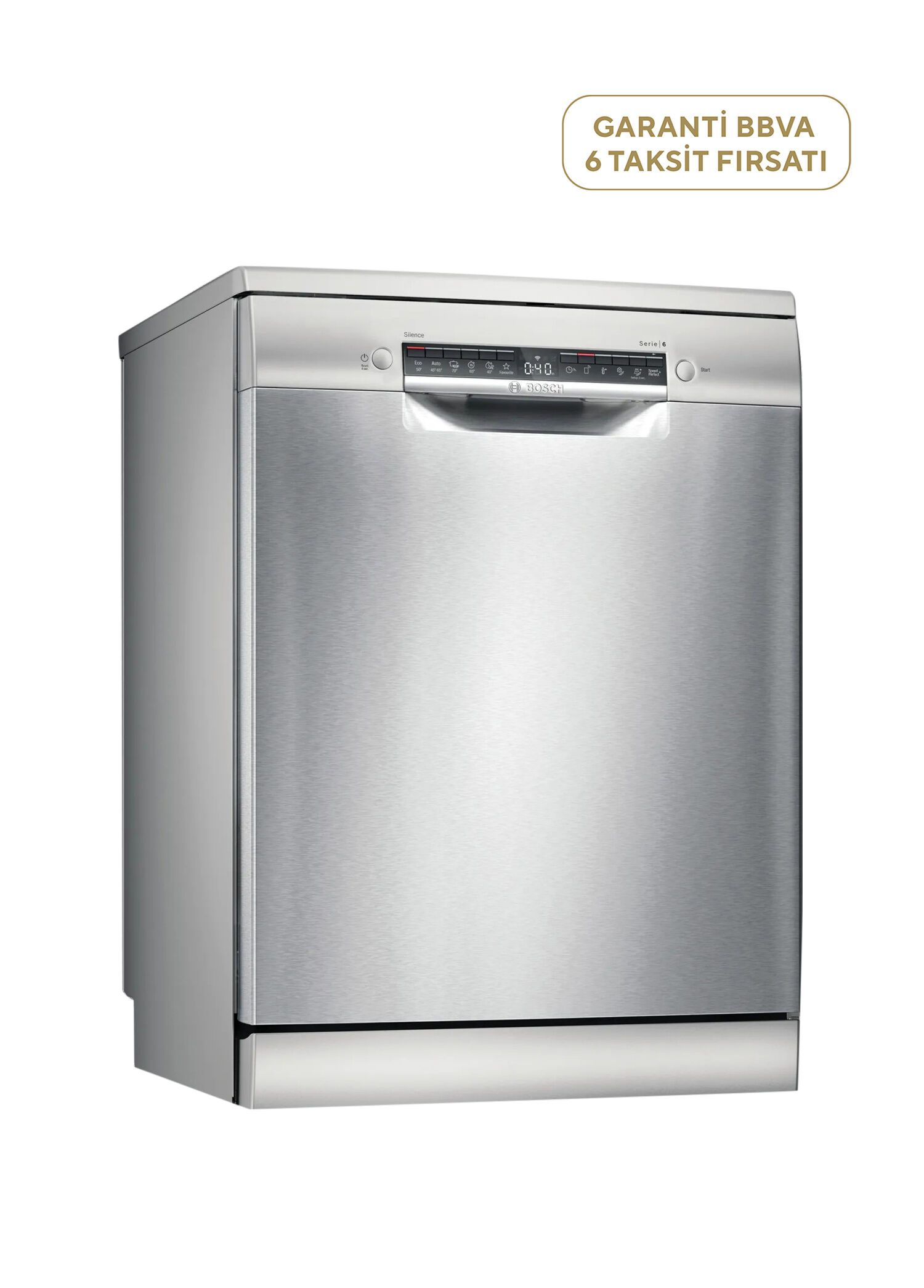 SMS4EKI62T Serie 6 Inox 6 Programlı Bulaşık Makinesi