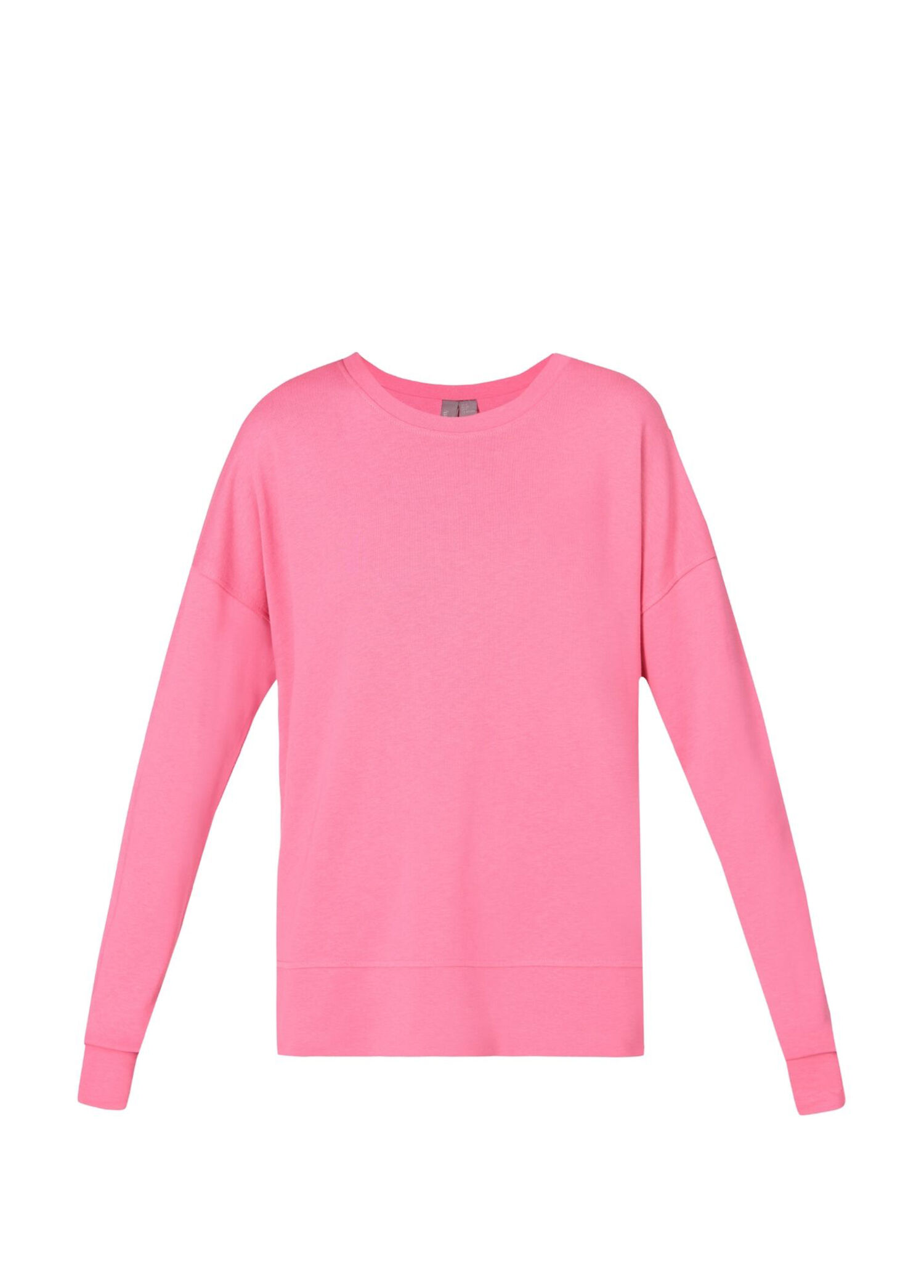 Athlete Seamless Workout Pembe Uzun Kollu Kadın Spor T-shirt