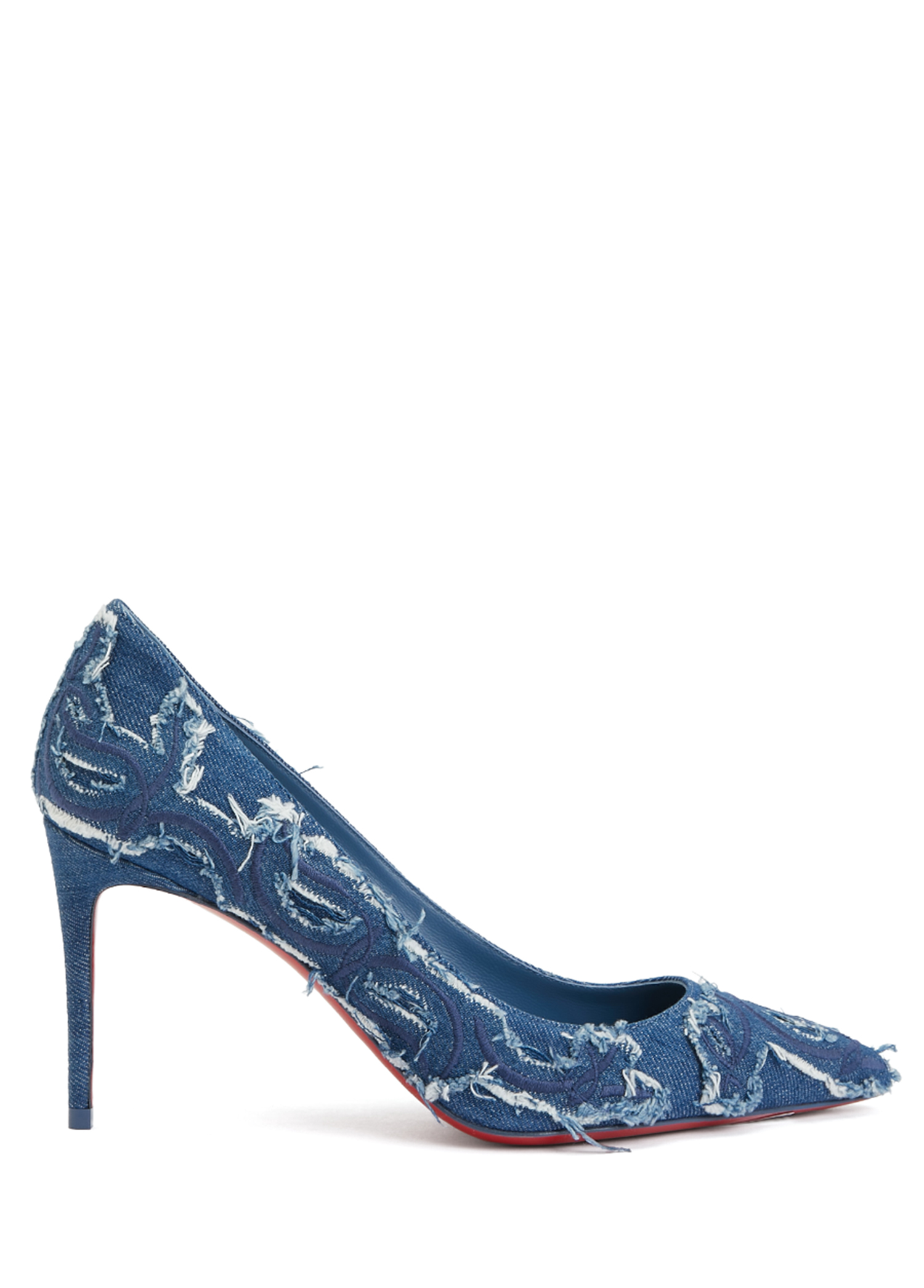 Kate Toile Mavi Denim Stiletto