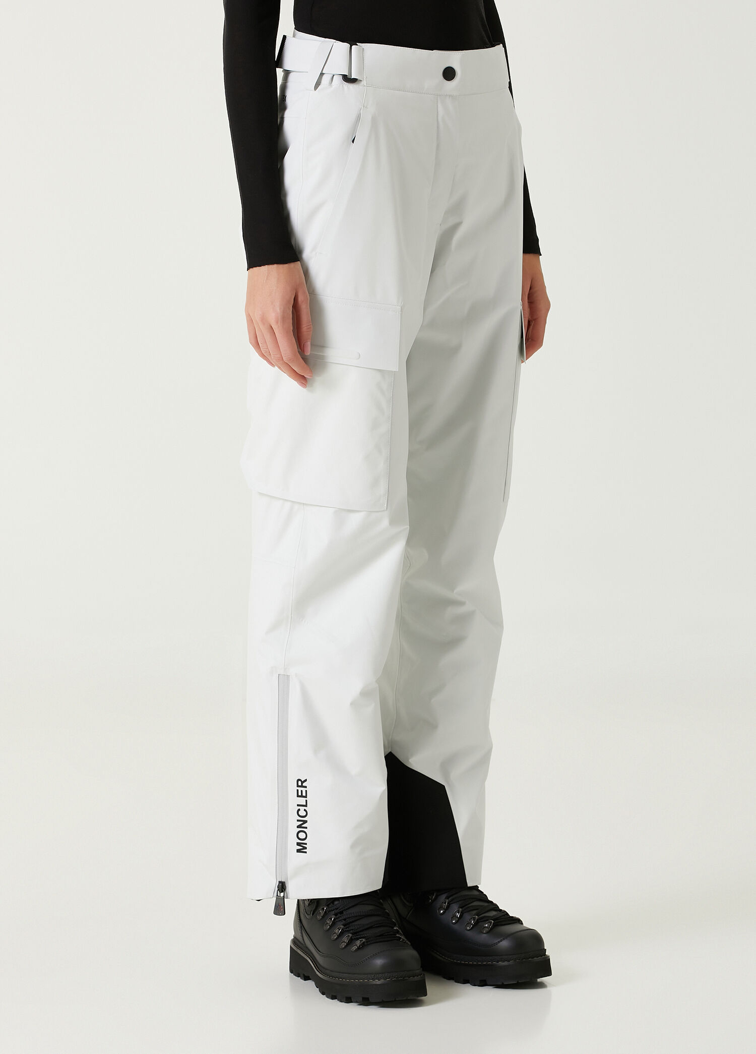 Moncler Grenoble - Beyaz Kayak Pantolonu - Beyaz