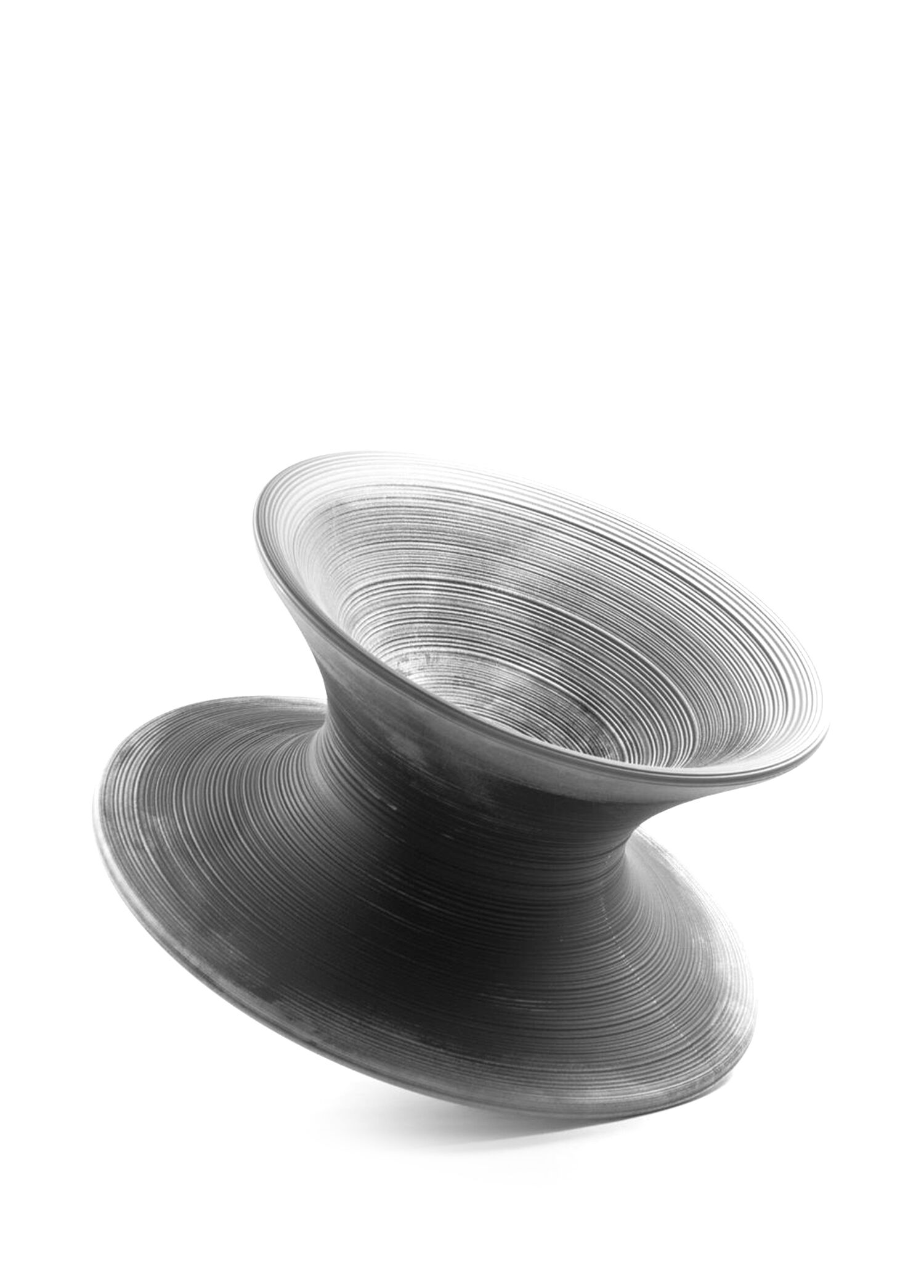 Spun Bicolour Gri Beyaz Bahçe Koltuğu