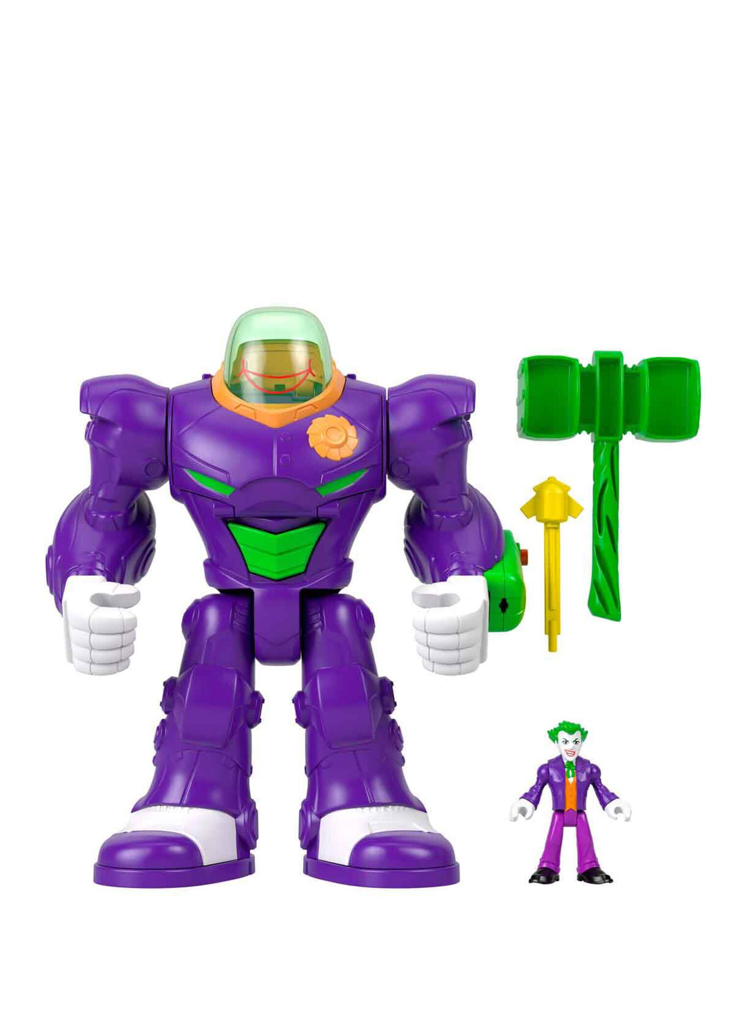 Imaginext - DC Super Friends Joker'in Çekiçli Mekanik Robotu