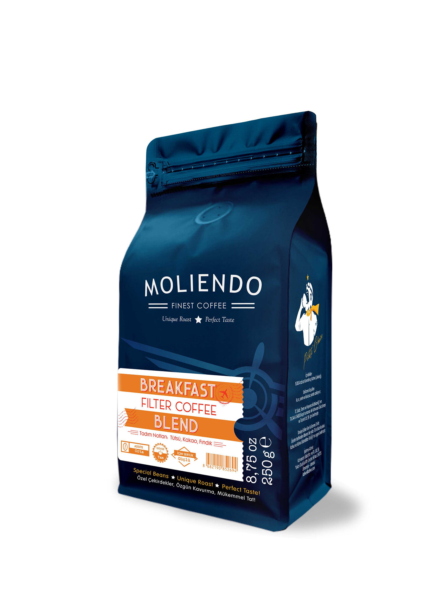 Breakfast Blend Öğütülmüş Filtre Kahve 250 gr