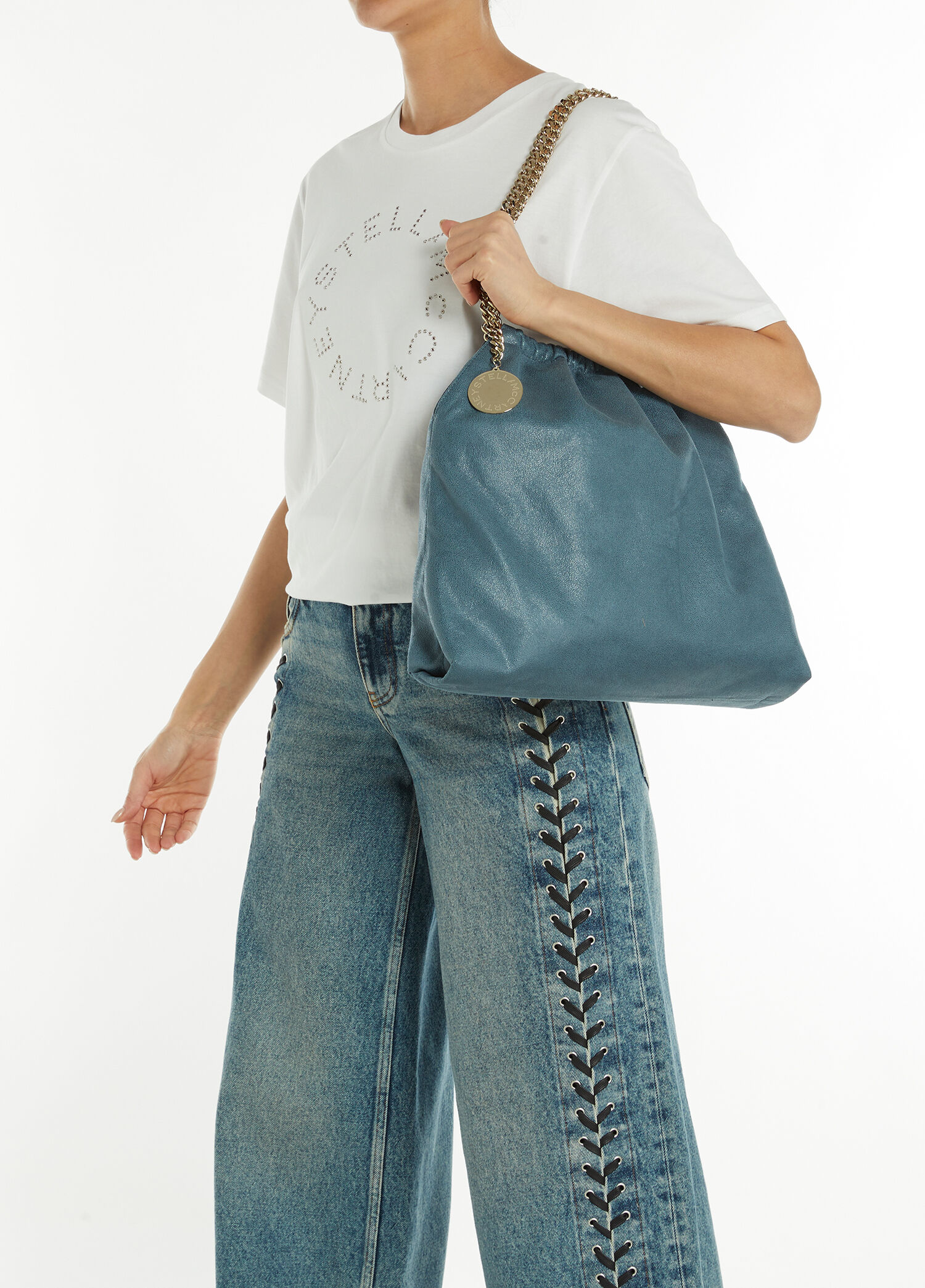 Stella McCartney Mavi Kadın Falabella Medium Mavi Kadın Çanta