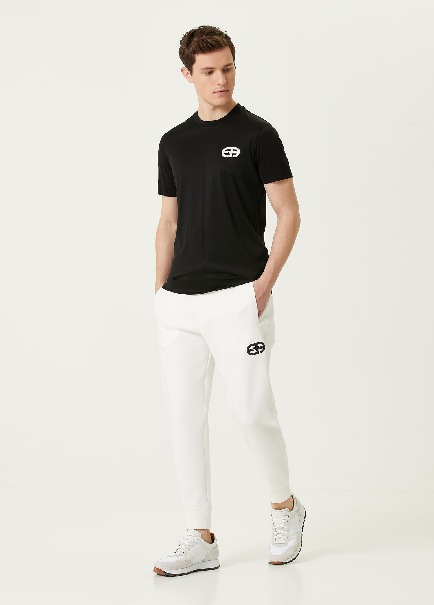 Beymen Beyaz Beli Bağcıklı Eşofman Altı. 1