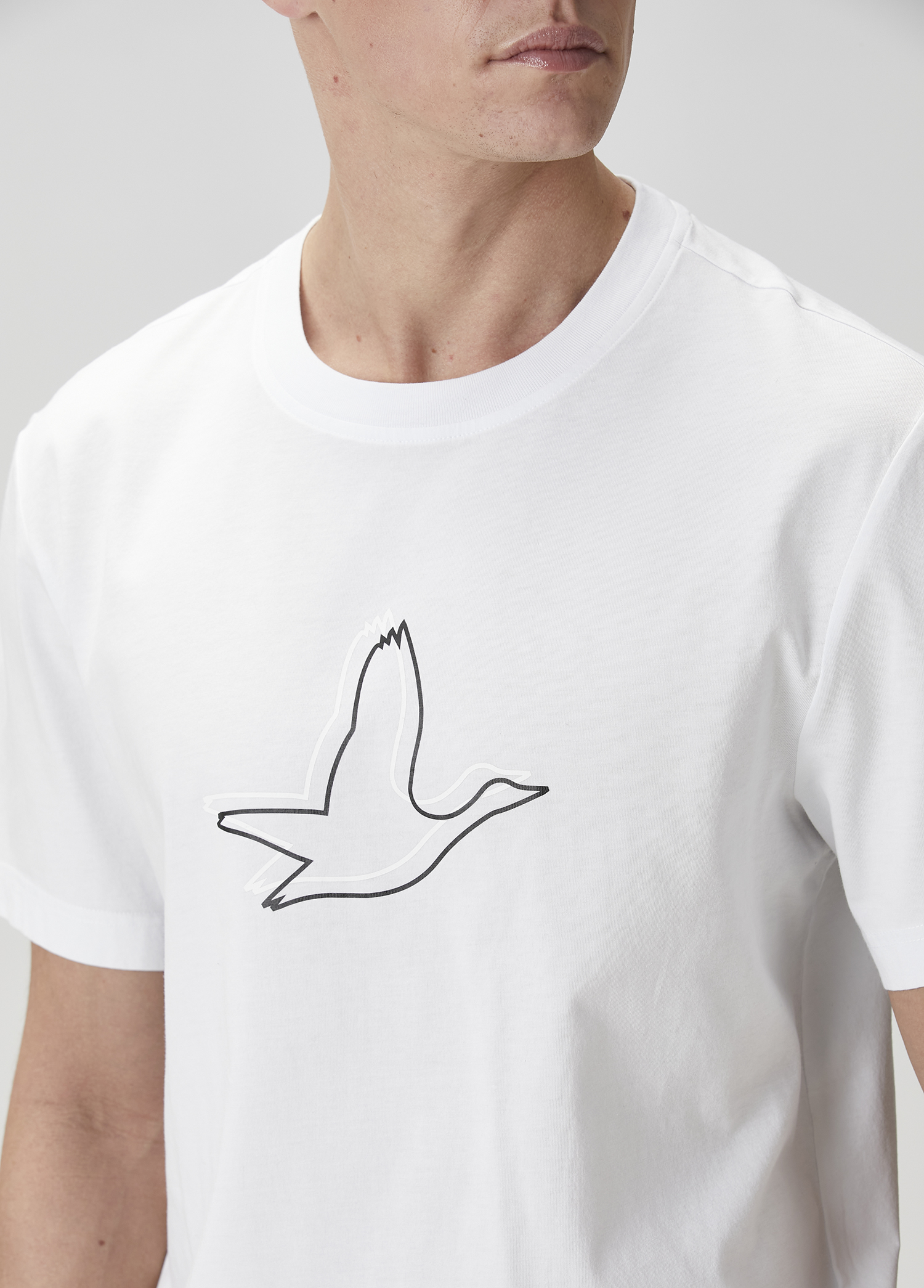 Relaxed Fit Beyaz T-shirt_5