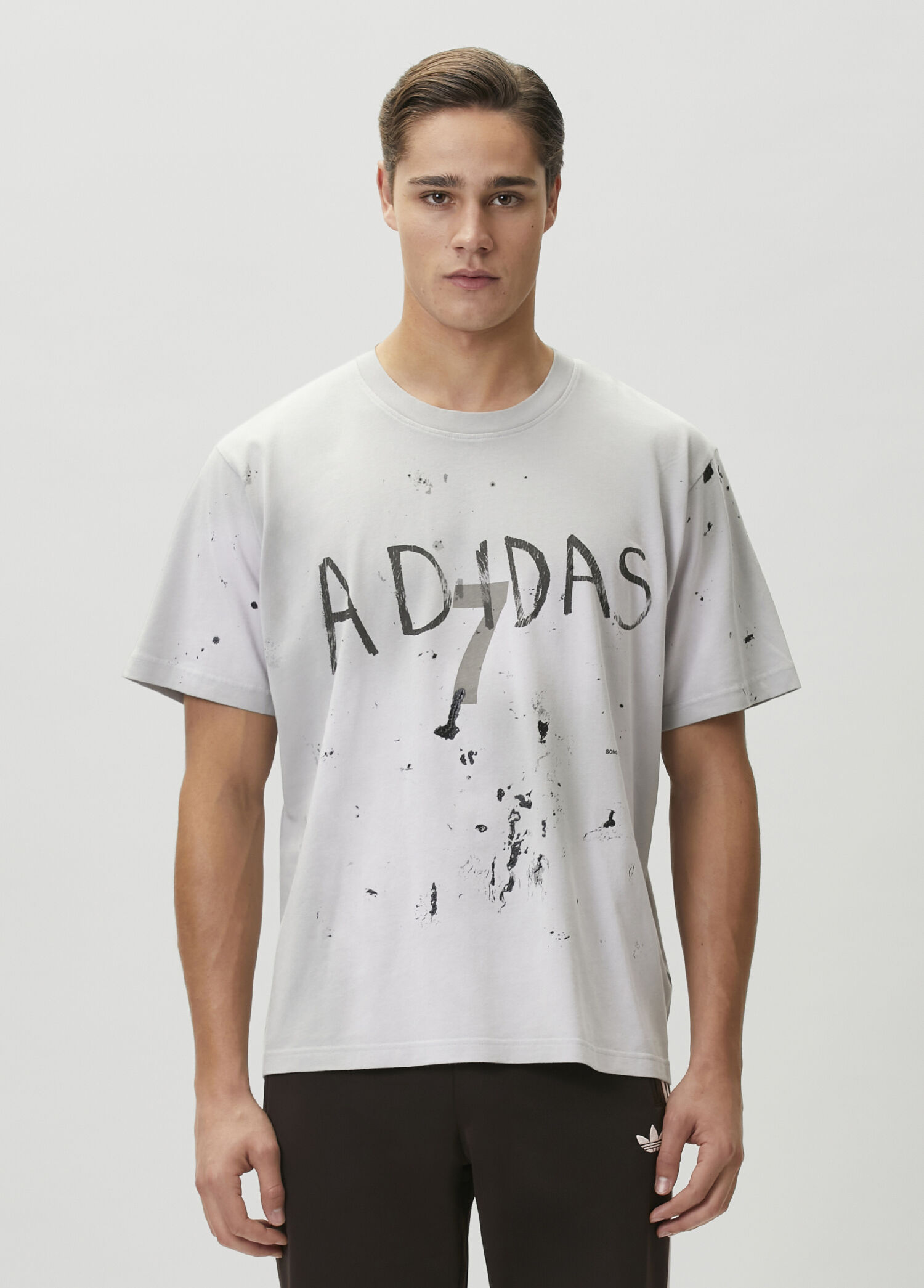 tさん Adidas Gri Erkek SFTM007 Gri T-shirt 1984767 | Beymen