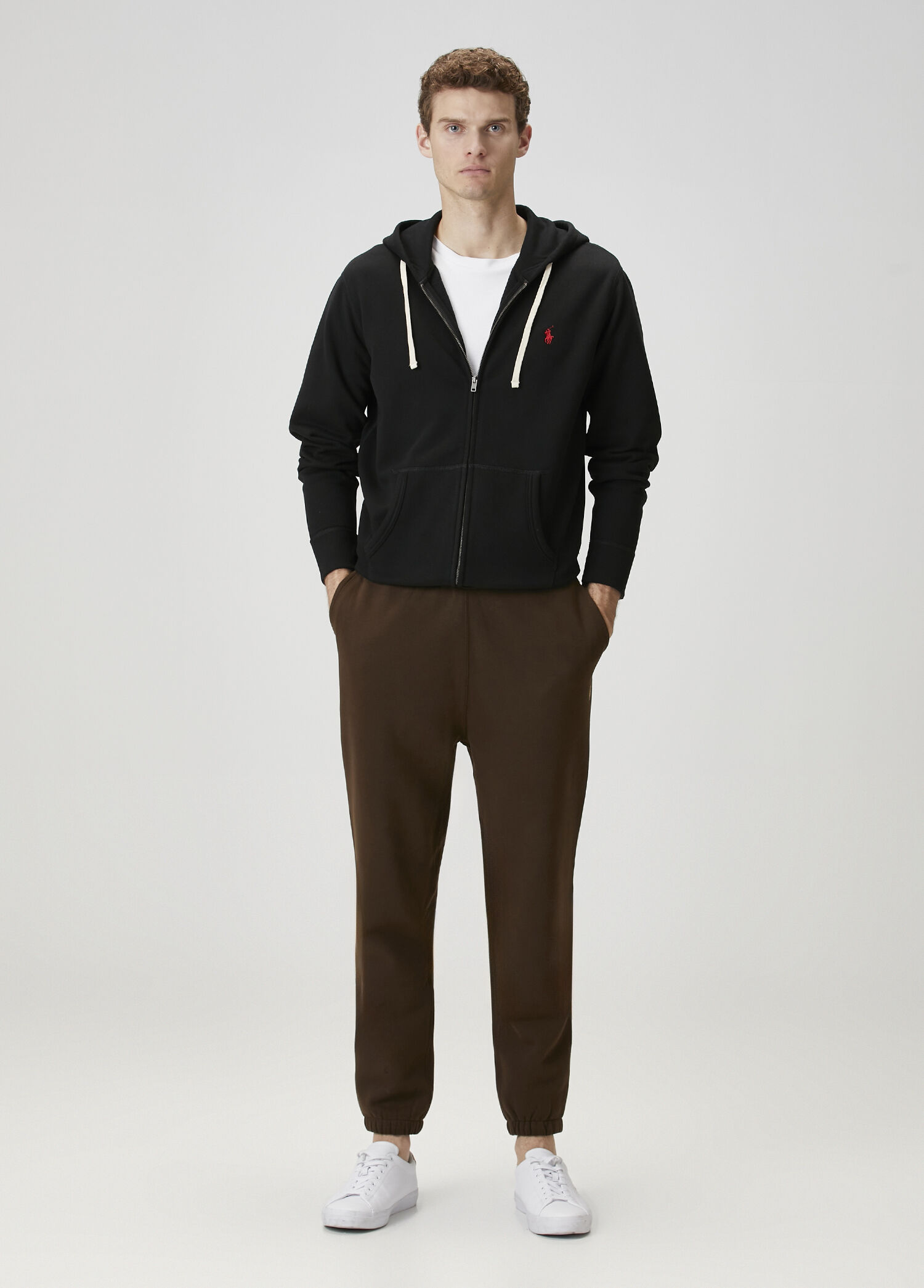 Polo Ralph Lauren Siyah Erkek Siyah Kapüşonlu Sweatshirt 1777130