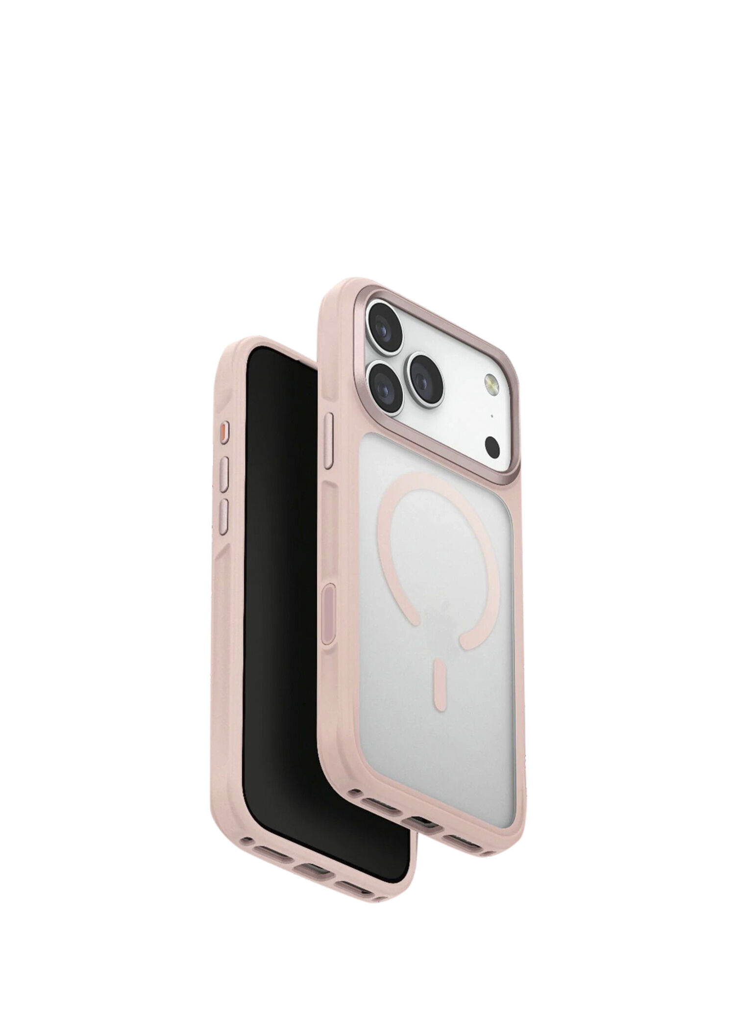 Veren iPhone 17 Pro Max MagSafe Uyumlu Pembe Telefon Kılıfı