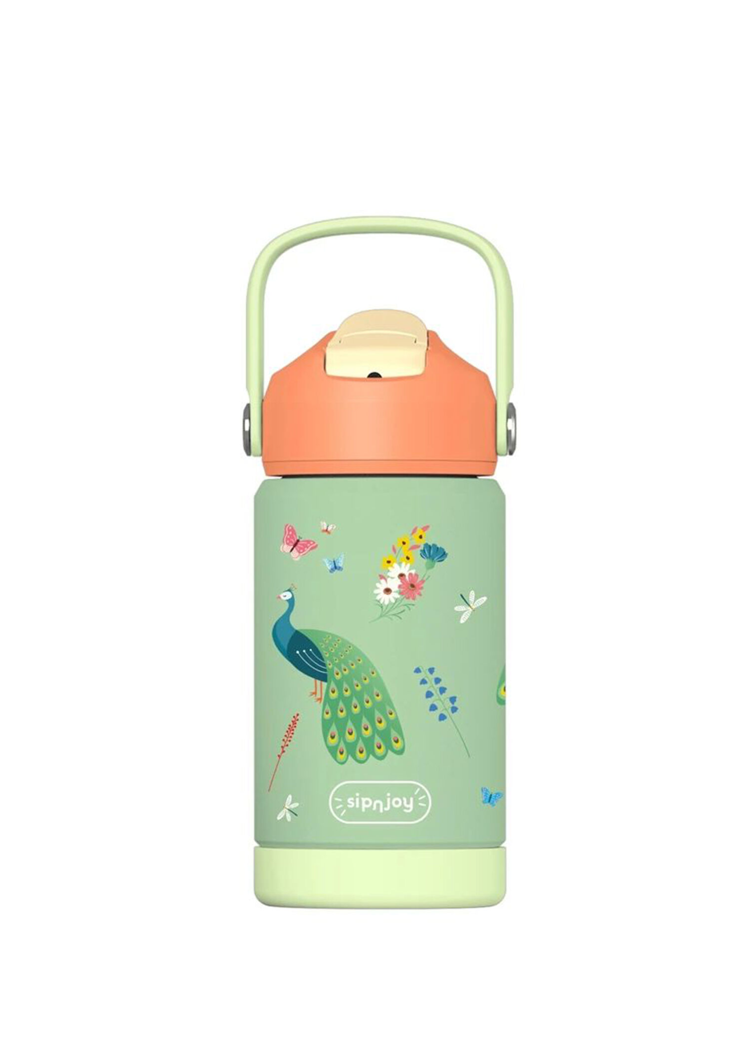 FlipSip Peacock Queen Çelik Çocuk Suluk Matara 360 ml