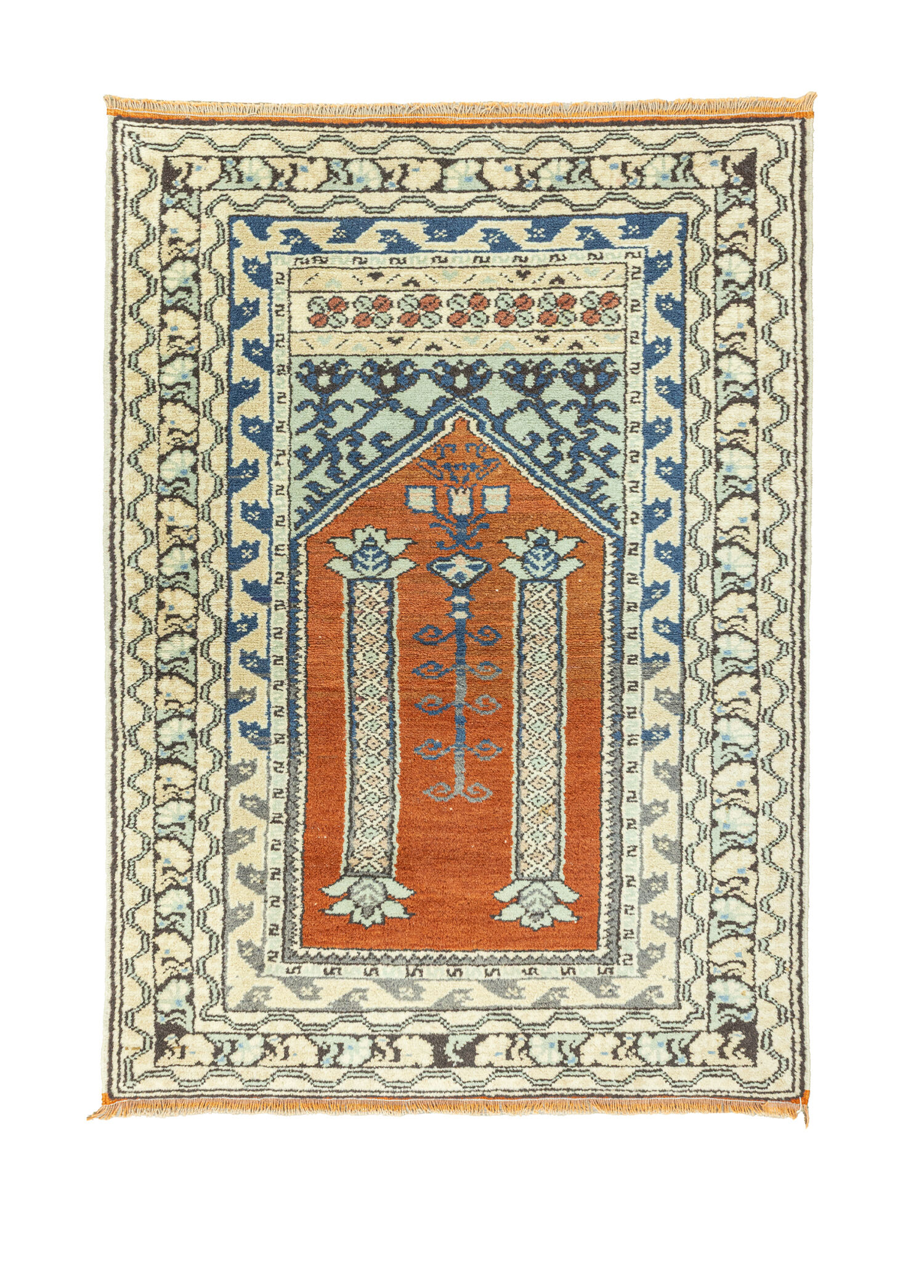 Yalkın Dekoratif El Dokuma Yün Halı 100 x 137 cm