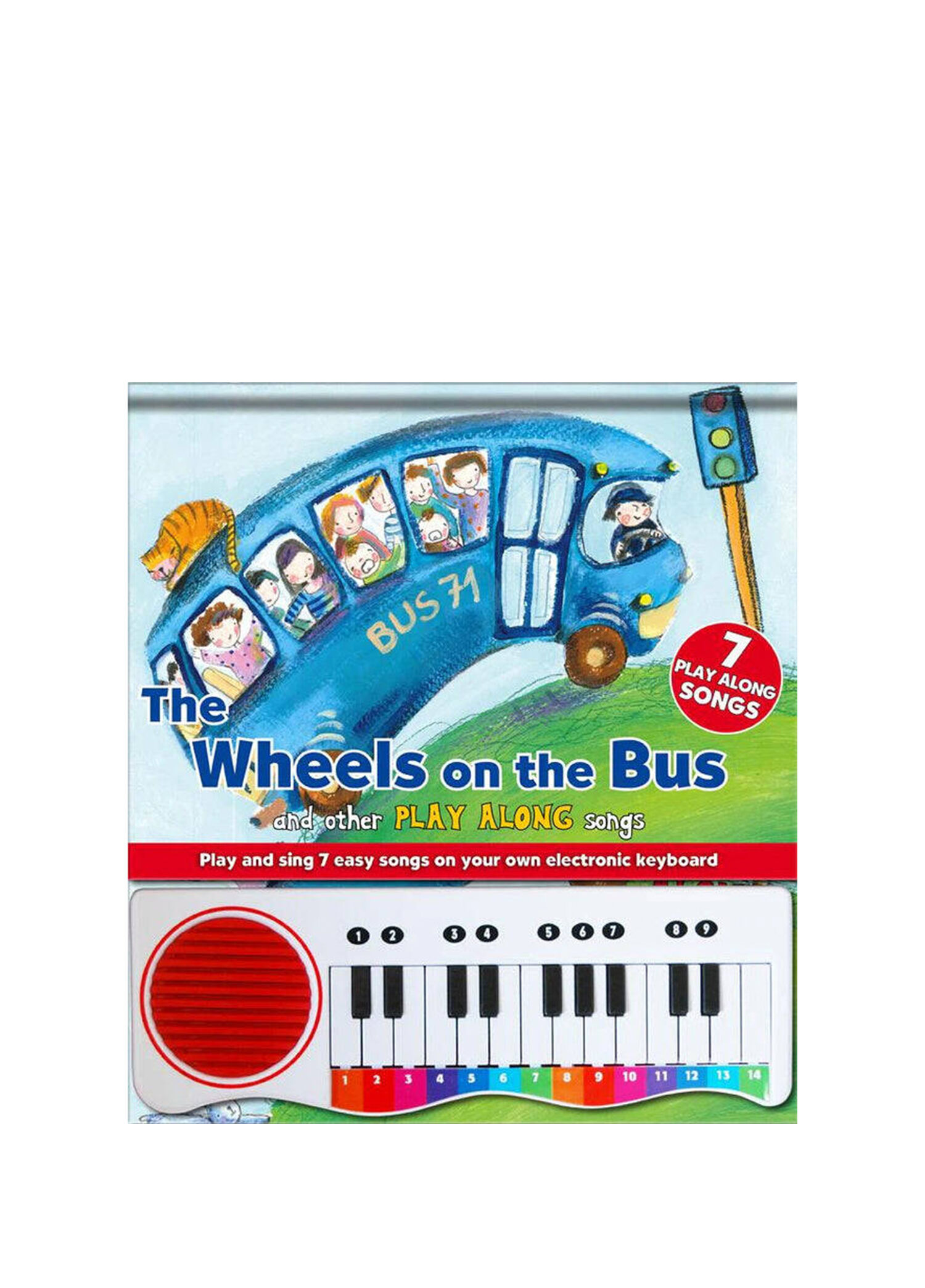 Wheels on the Bus Piano Book Yabancı Dil Sesli Çocuk Kitabı