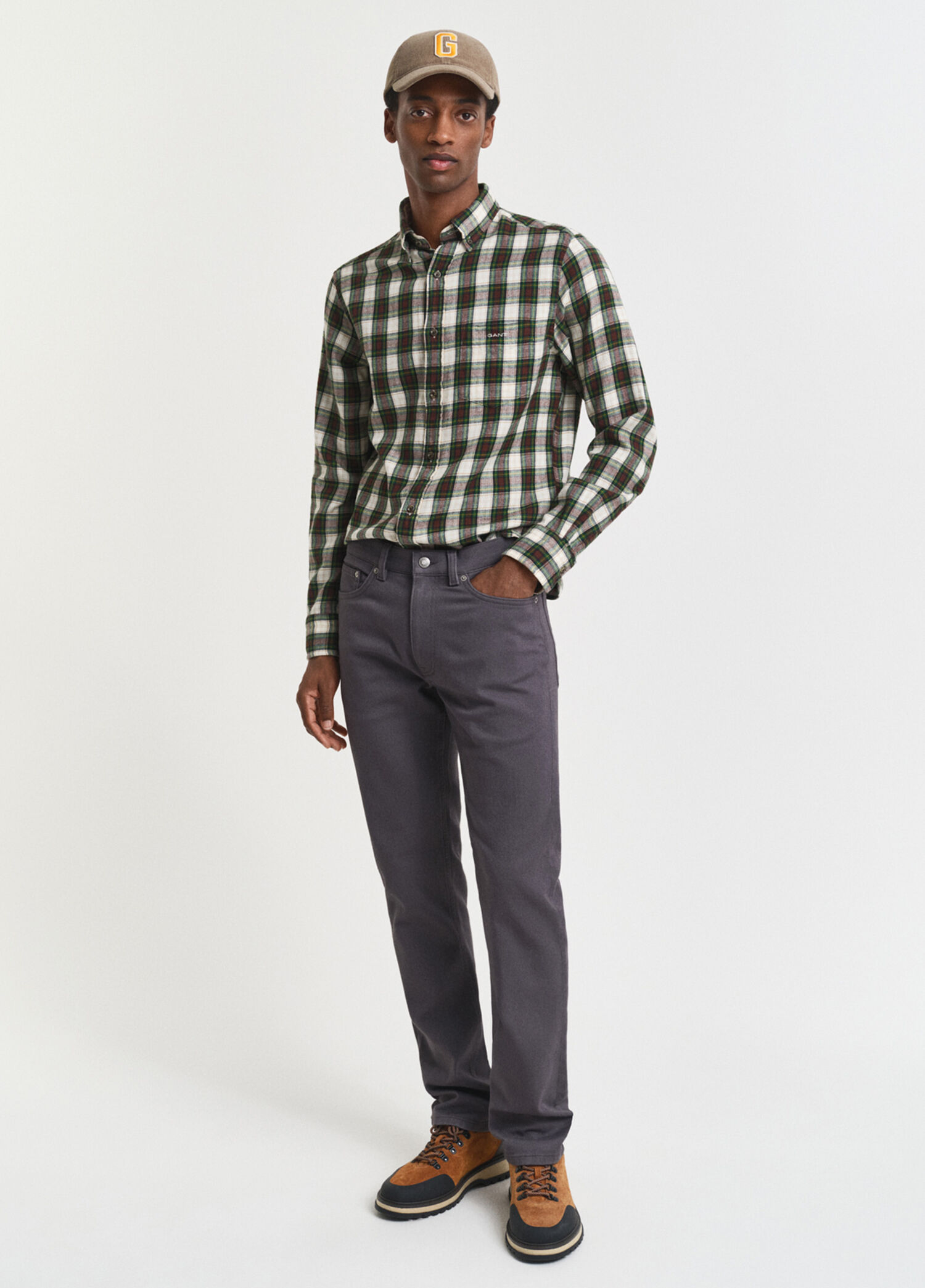 Soft Twill Gri Regular Fit Erkek Jean Pantolon