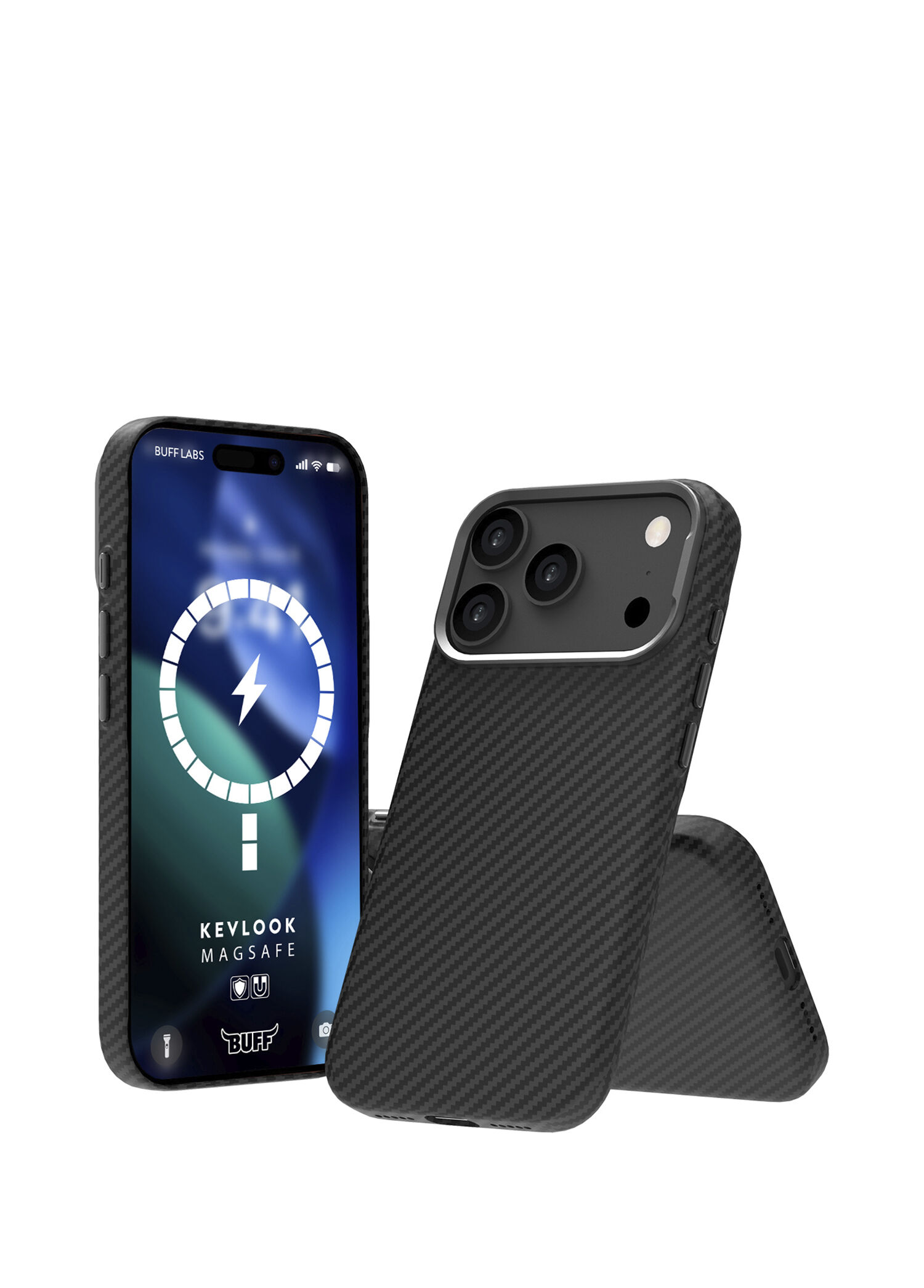 Kevlook iPhone 17 Pro Max Magsafe Uyumlu Black Telefon Kılıfı