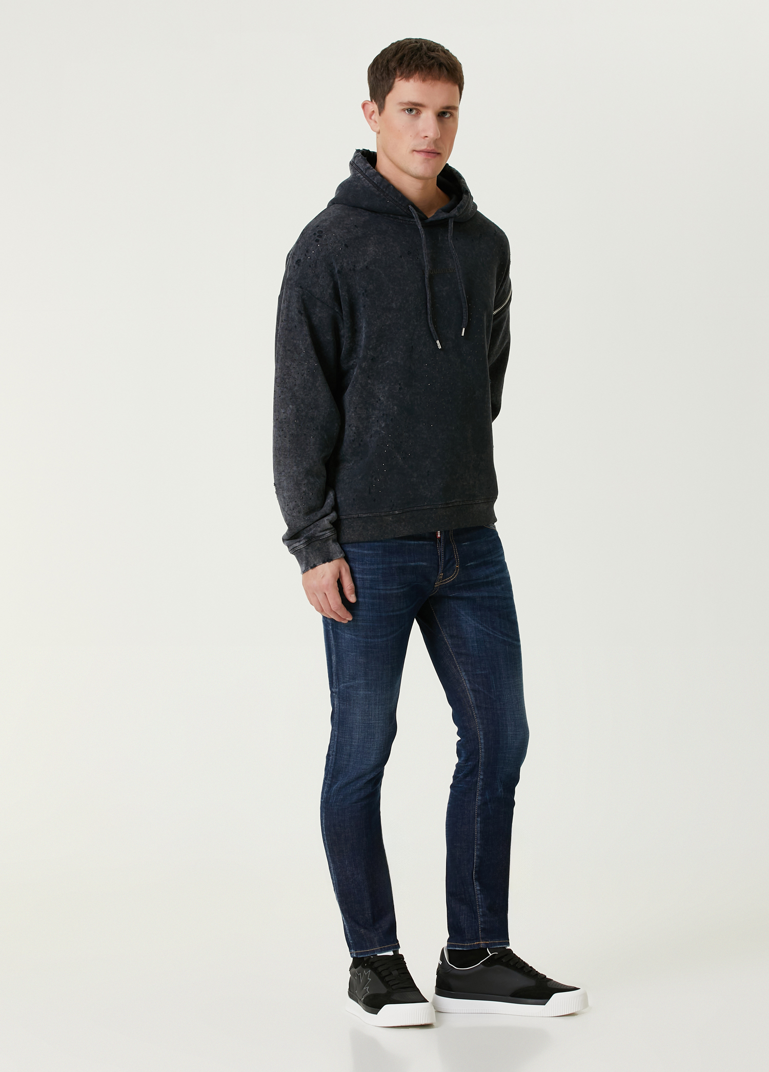 Slim Fit Lacivert Jean Pantolon