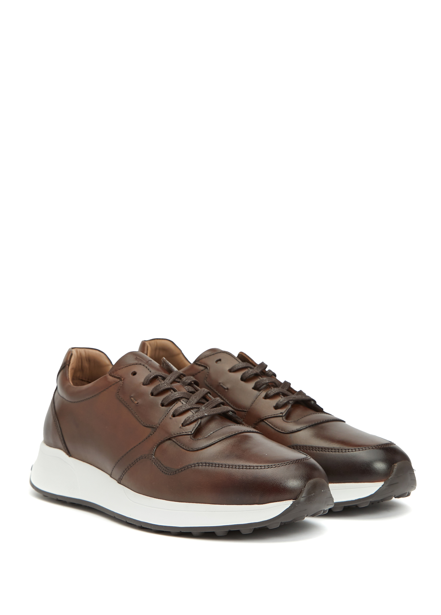 Kahverengi Erkek Deri Sneaker_1