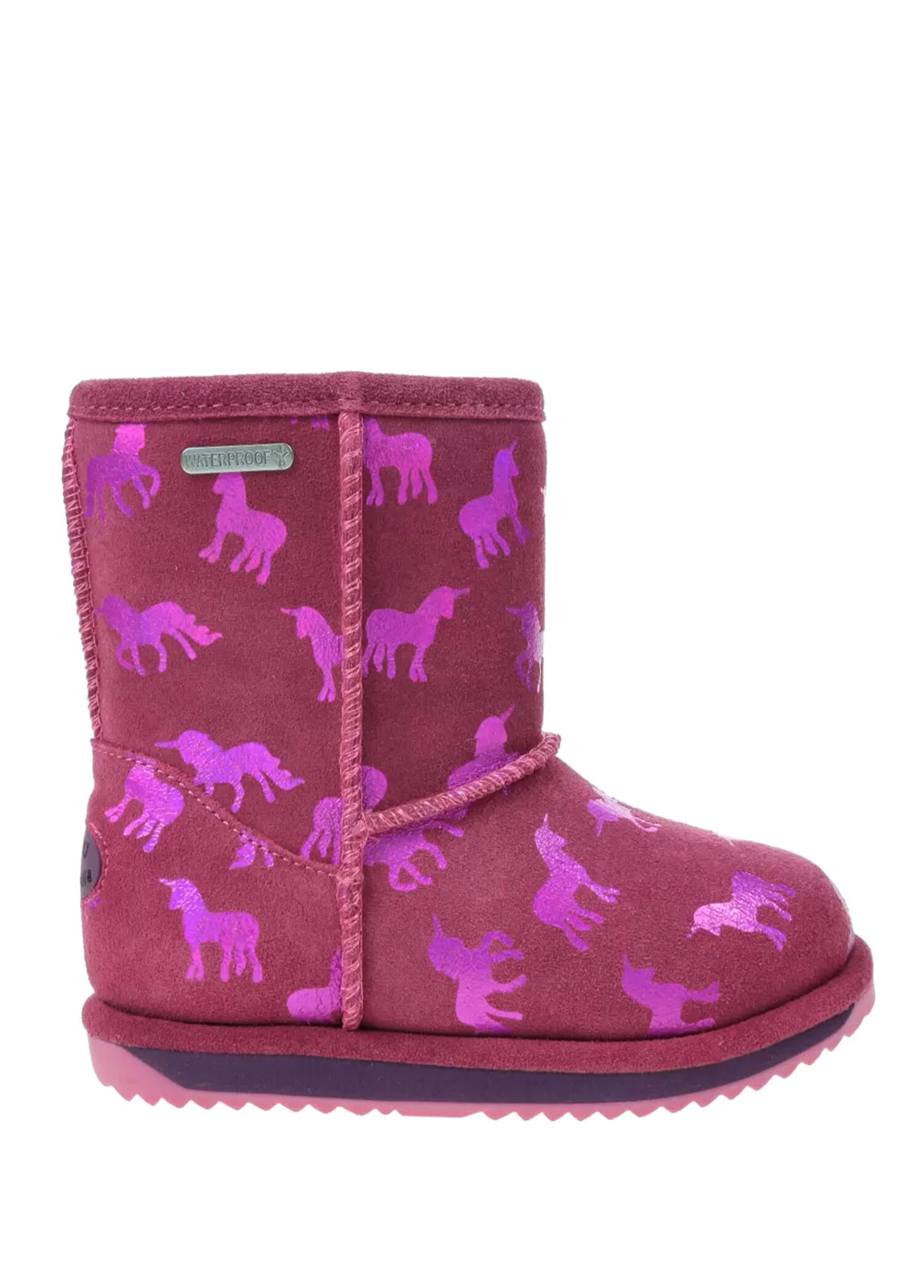 Rainbow Unicorn Brumby Pembe Unisex Çocuk Bot