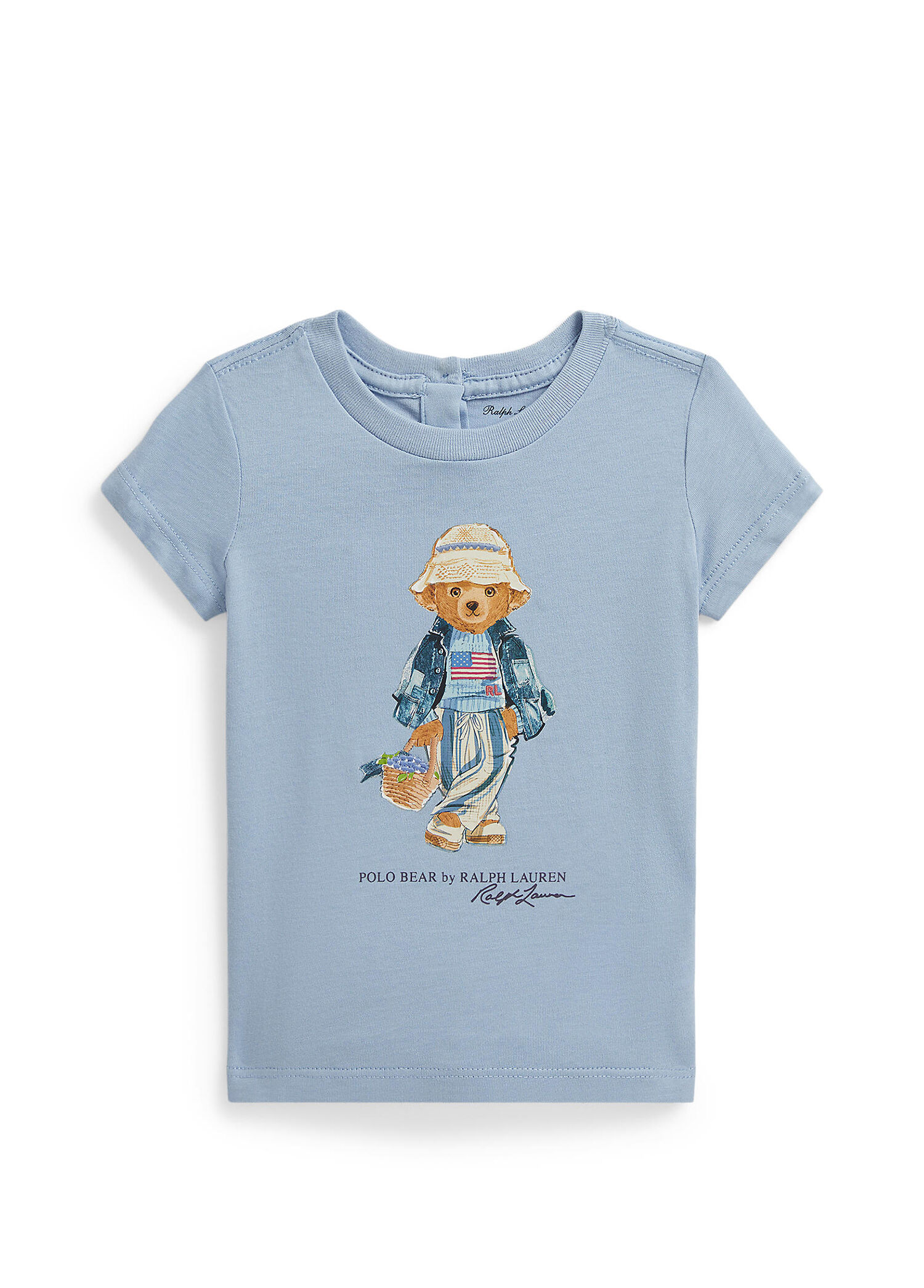 Mavi Kız Bebek T-shirt