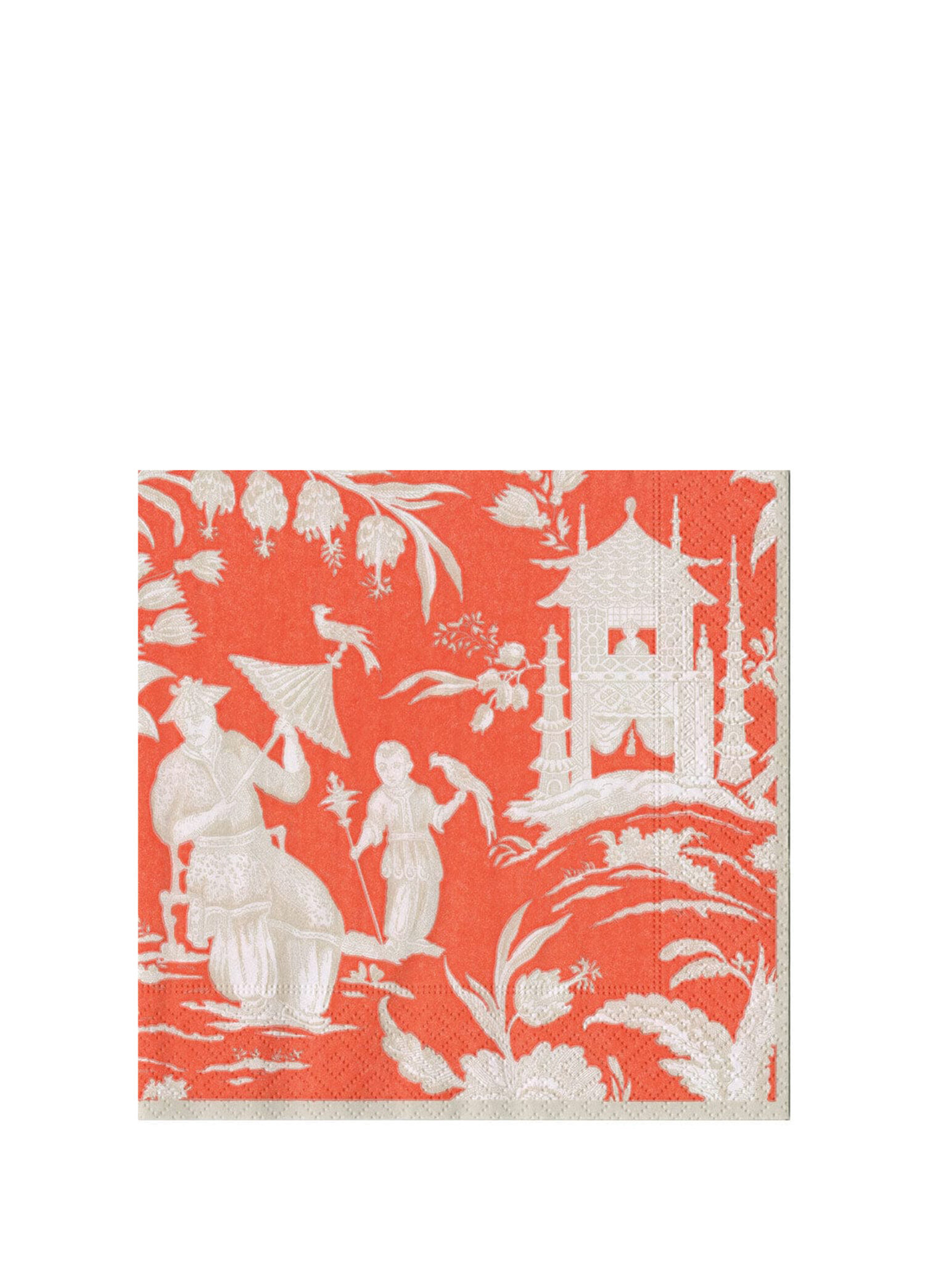 Silk Road Toile Mandarin Desenli 20'li Servis Peçetesi Seti