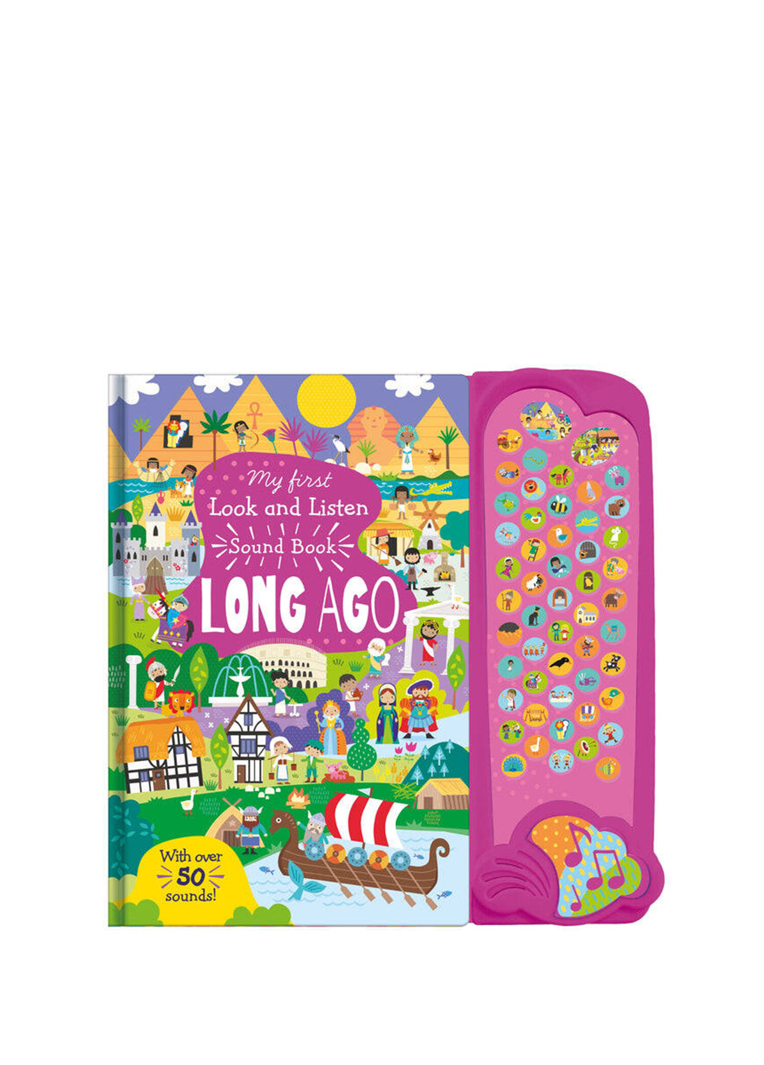 Long Ago My First Look & Find Sound Book Yabancı Dil Sesli Çocuk Kitabı