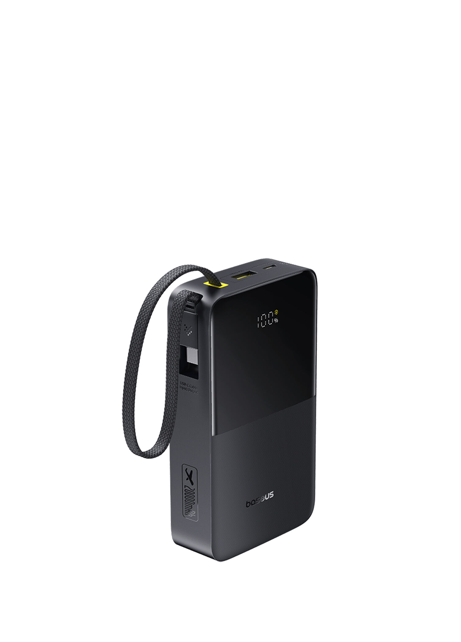 EnerFill Bipow2 Pro Siyah USB-C Kablolu 22,5 W LED Ekranlı Powerbank