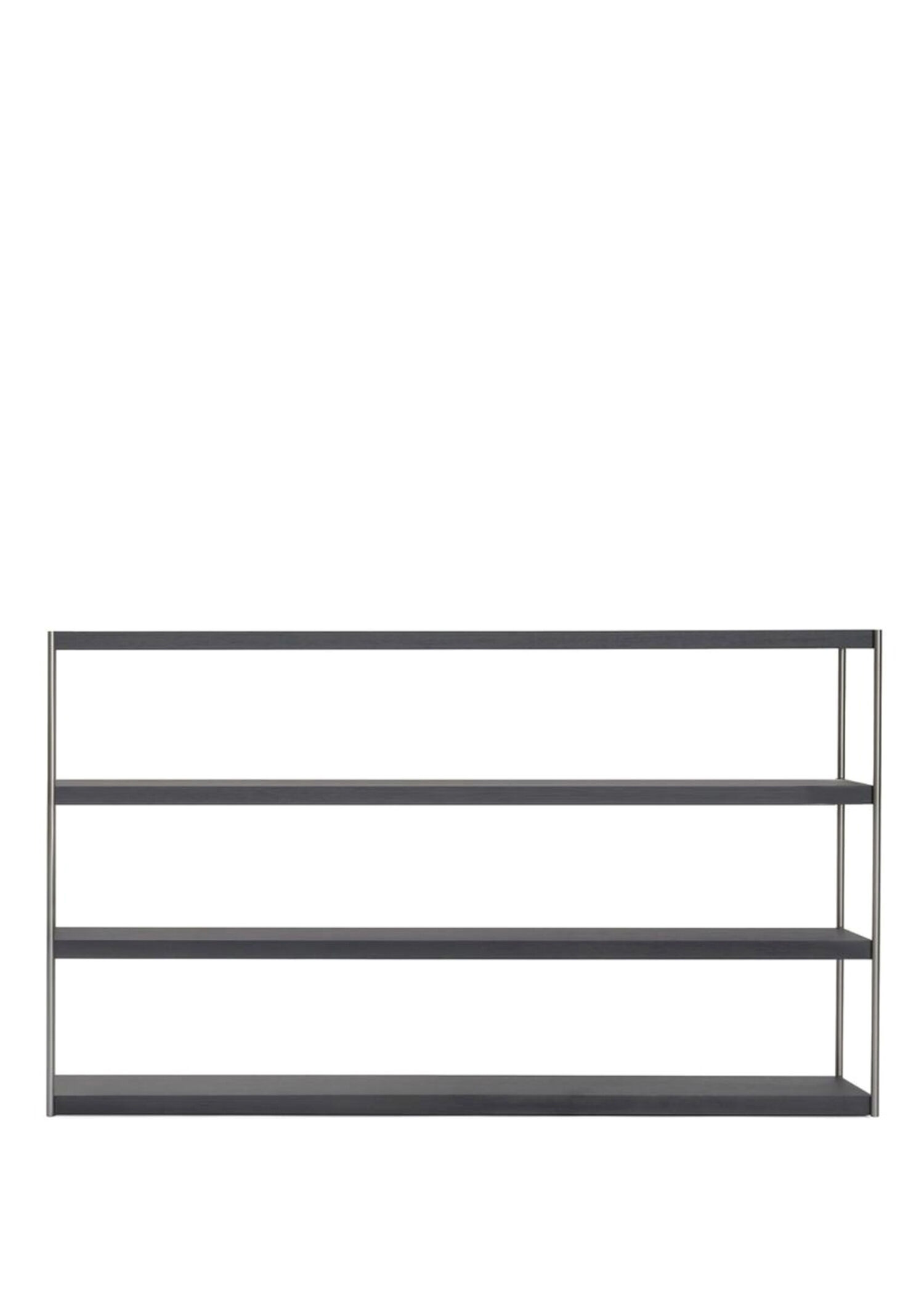 Wisewise Titanyum Mdf Çelik Kitaplık