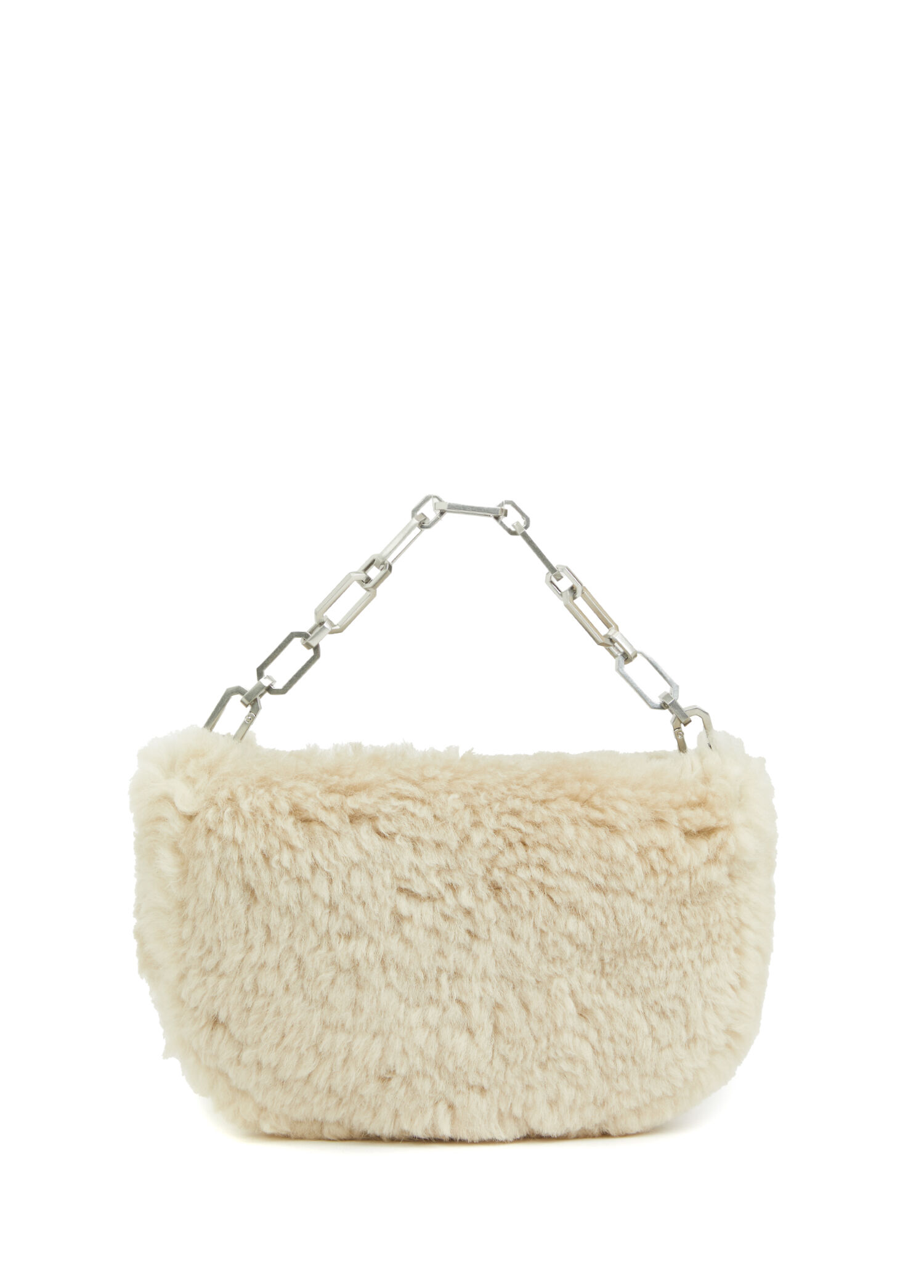 Madea Naturel Kadın Shearling Çanta
