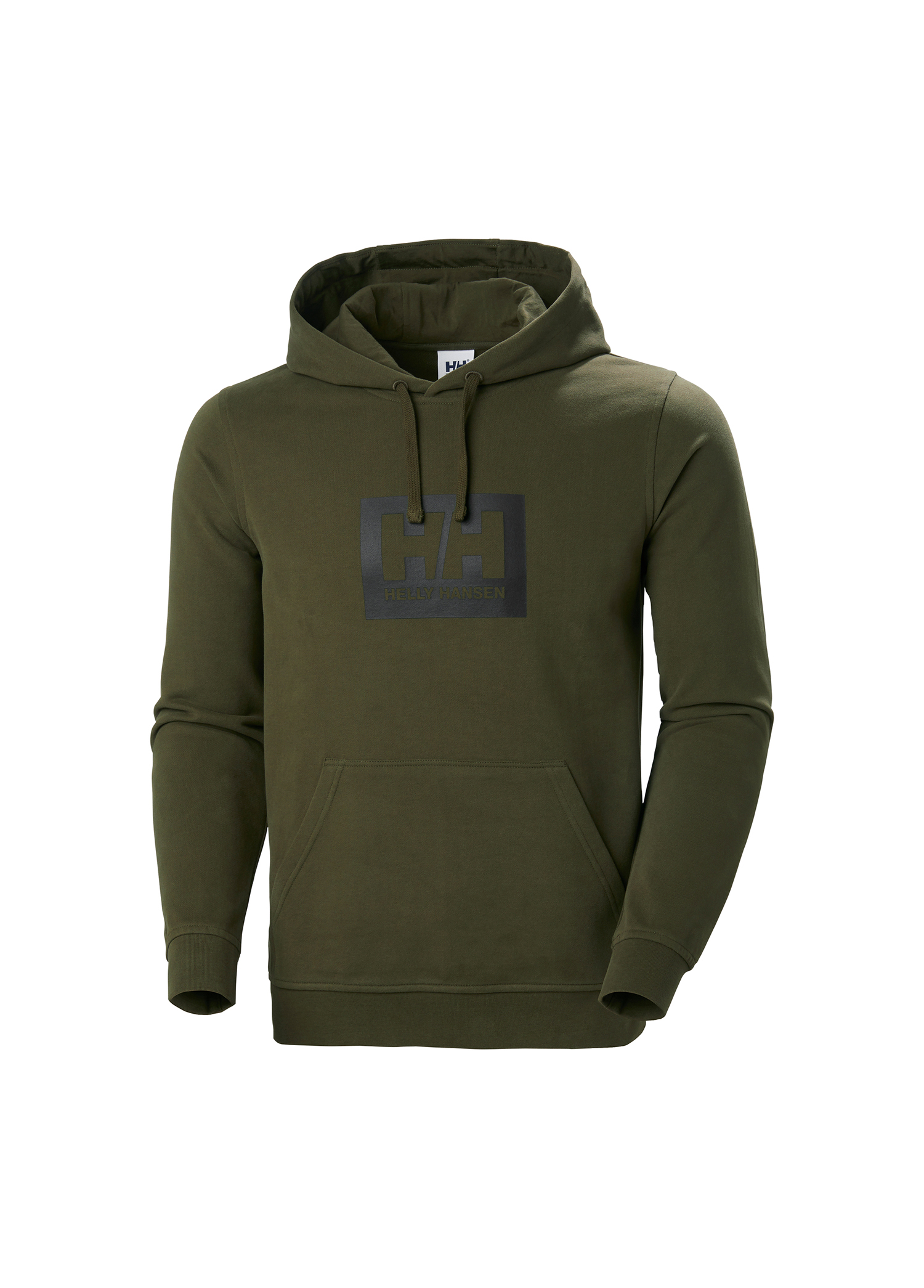 Box Hoodie Utility Green Kapüşonlu Erkek Sweatshirt