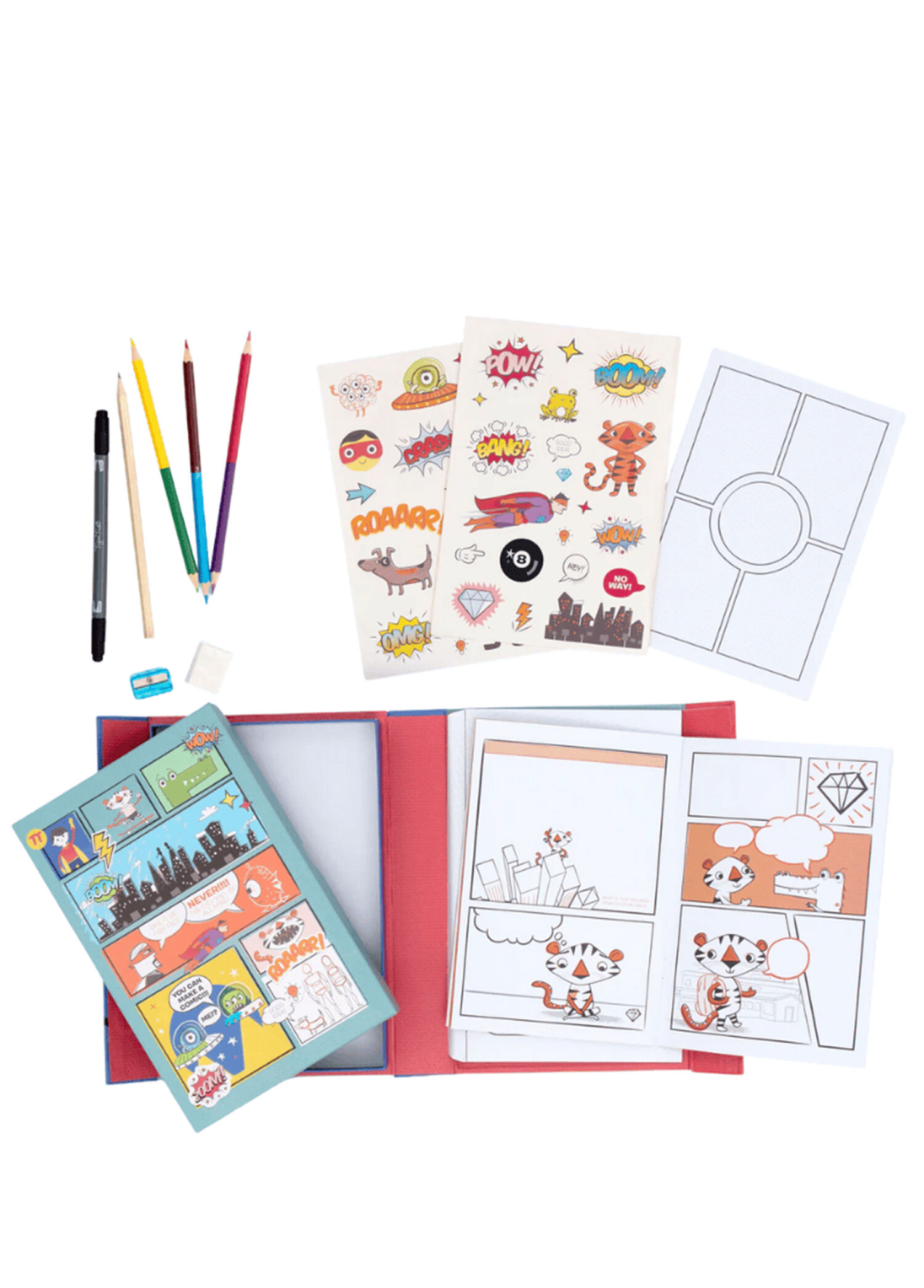 Practice Plan Create Comic Book Kit Çocuk Boyama Seti