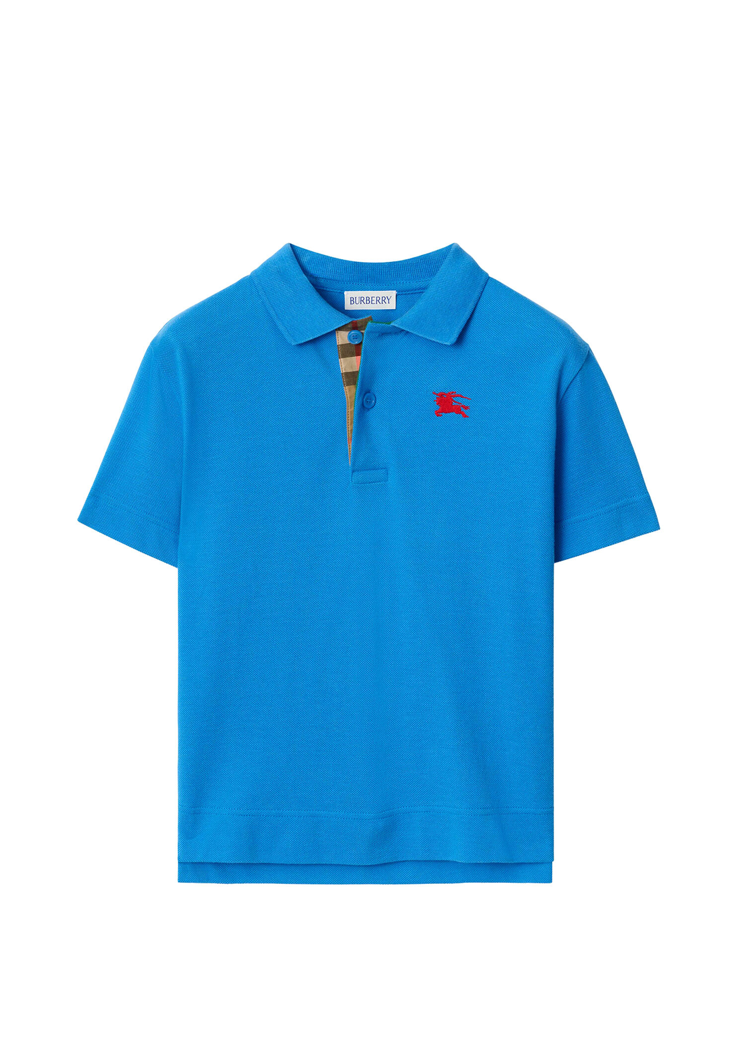 Johane Ekd Mavi Polo Yaka Kısa Kollu Erkek Çocuk T-Shirt