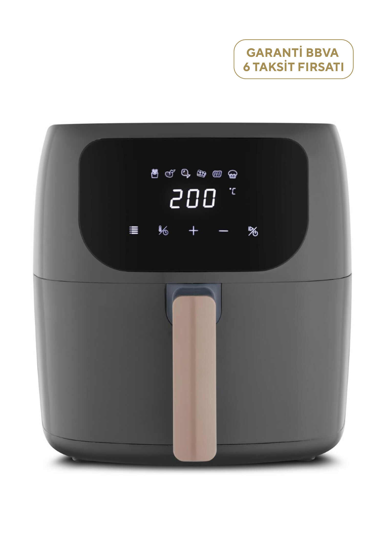 Easy Chefry Gri Sıcak Hava Fritözü Airfryer