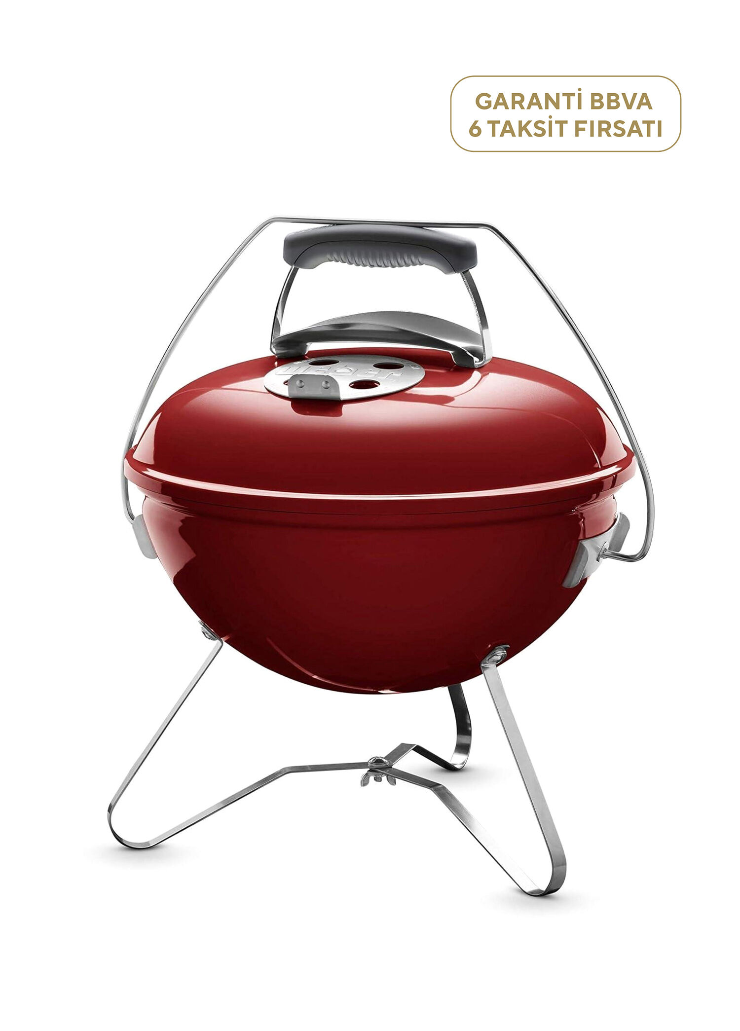 Smokey Joe Premium Crimson Kan Kırmızı Kömürlü Barbekü